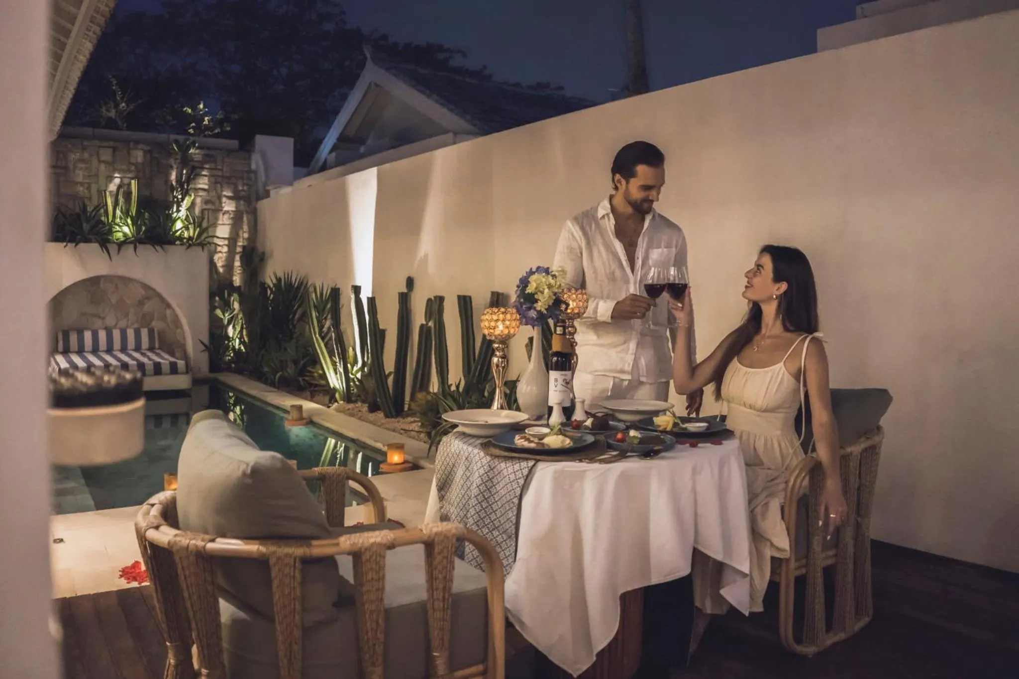 Dinner in Aleva Villa Seminyak by Ini Vie Hospitality