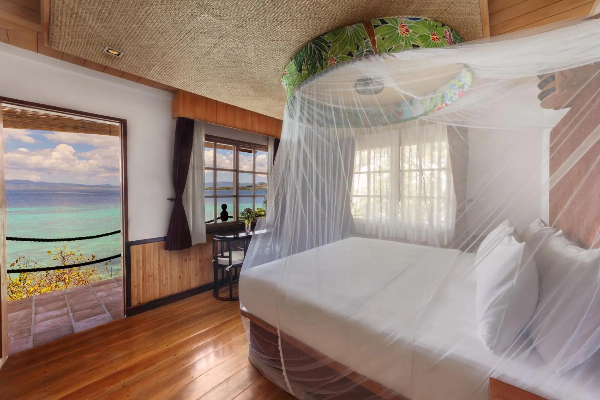 Bed in NoaNoa Private Island