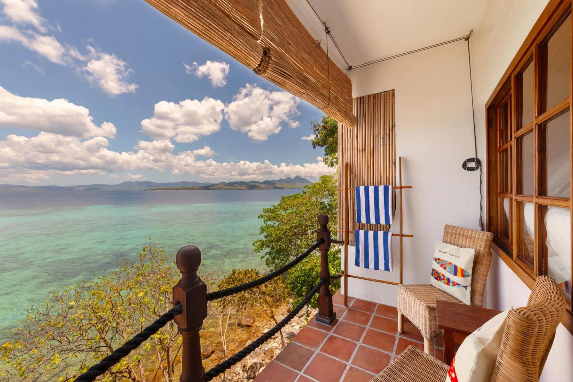 Patio in NoaNoa Private Island