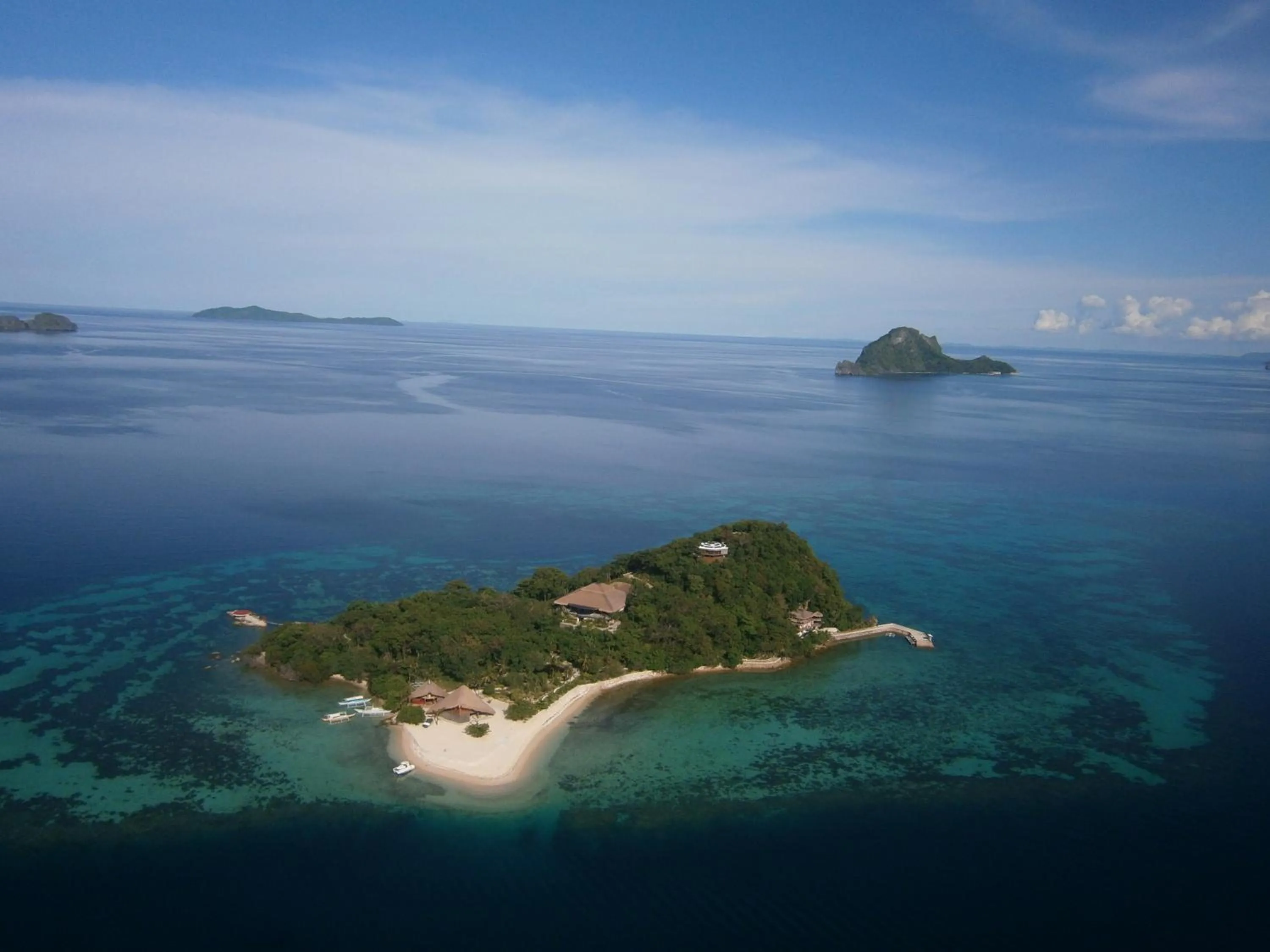 Landmark view in NoaNoa Private Island
