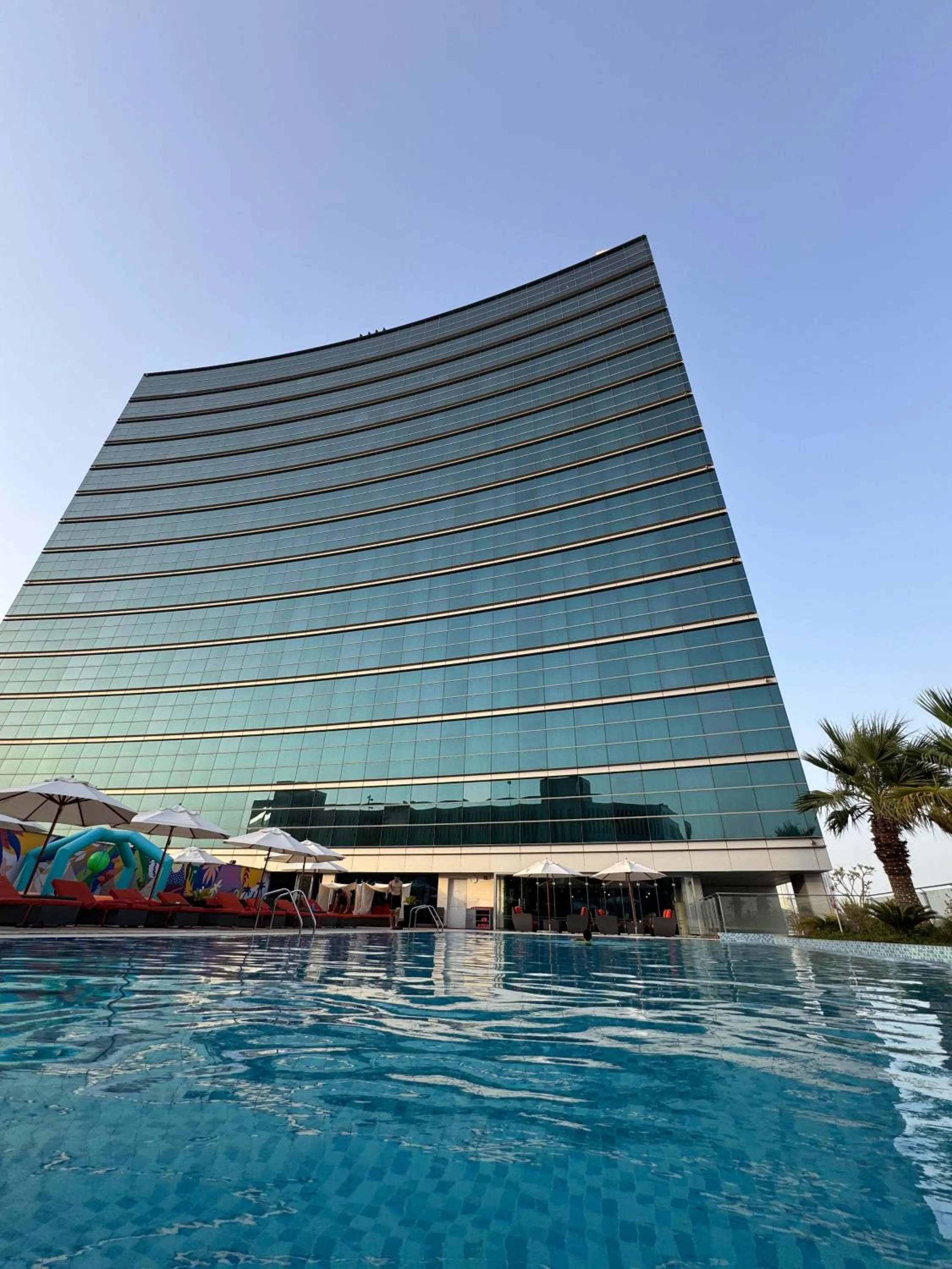 Pool view in Downtown Rotana