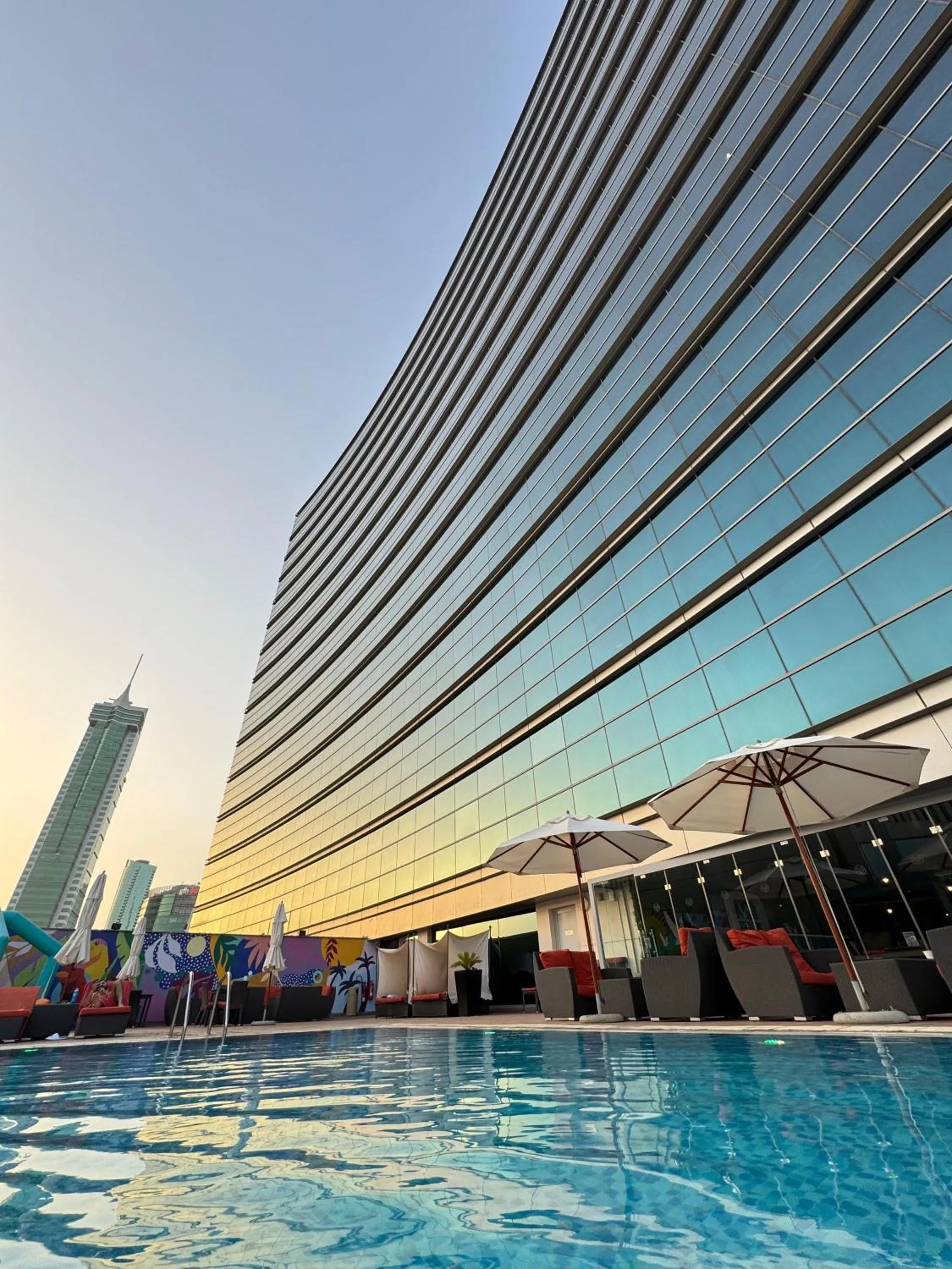 Pool view in Downtown Rotana