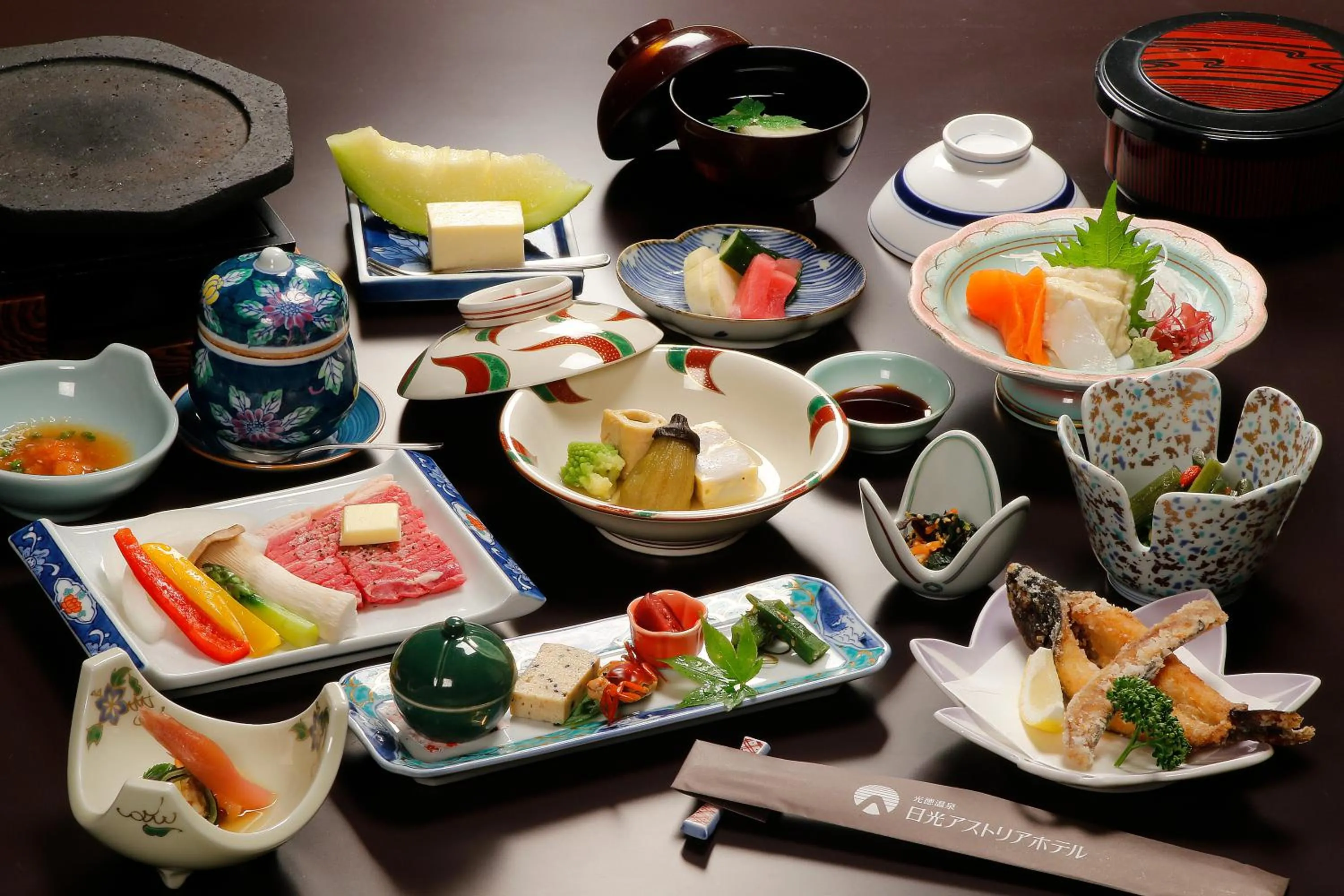 Food close-up in Nikko Astraea Hotel