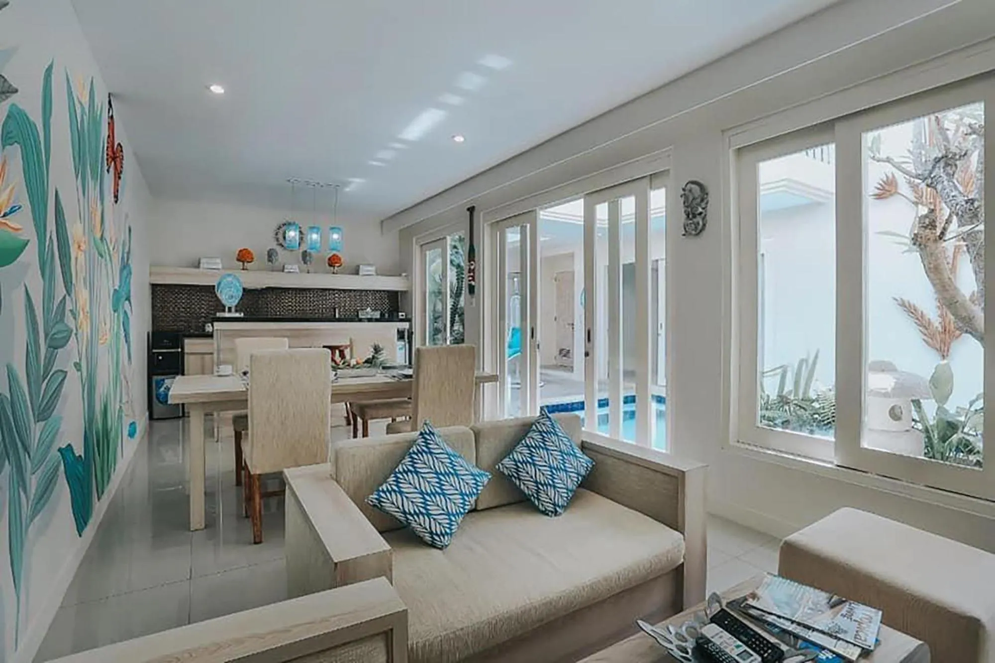 Living room in The Wina Villa Canggu by The Wina Resorts