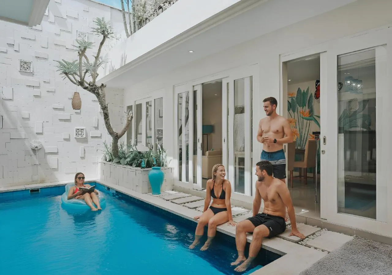 Pool view in The Wina Villa Canggu by The Wina Resorts