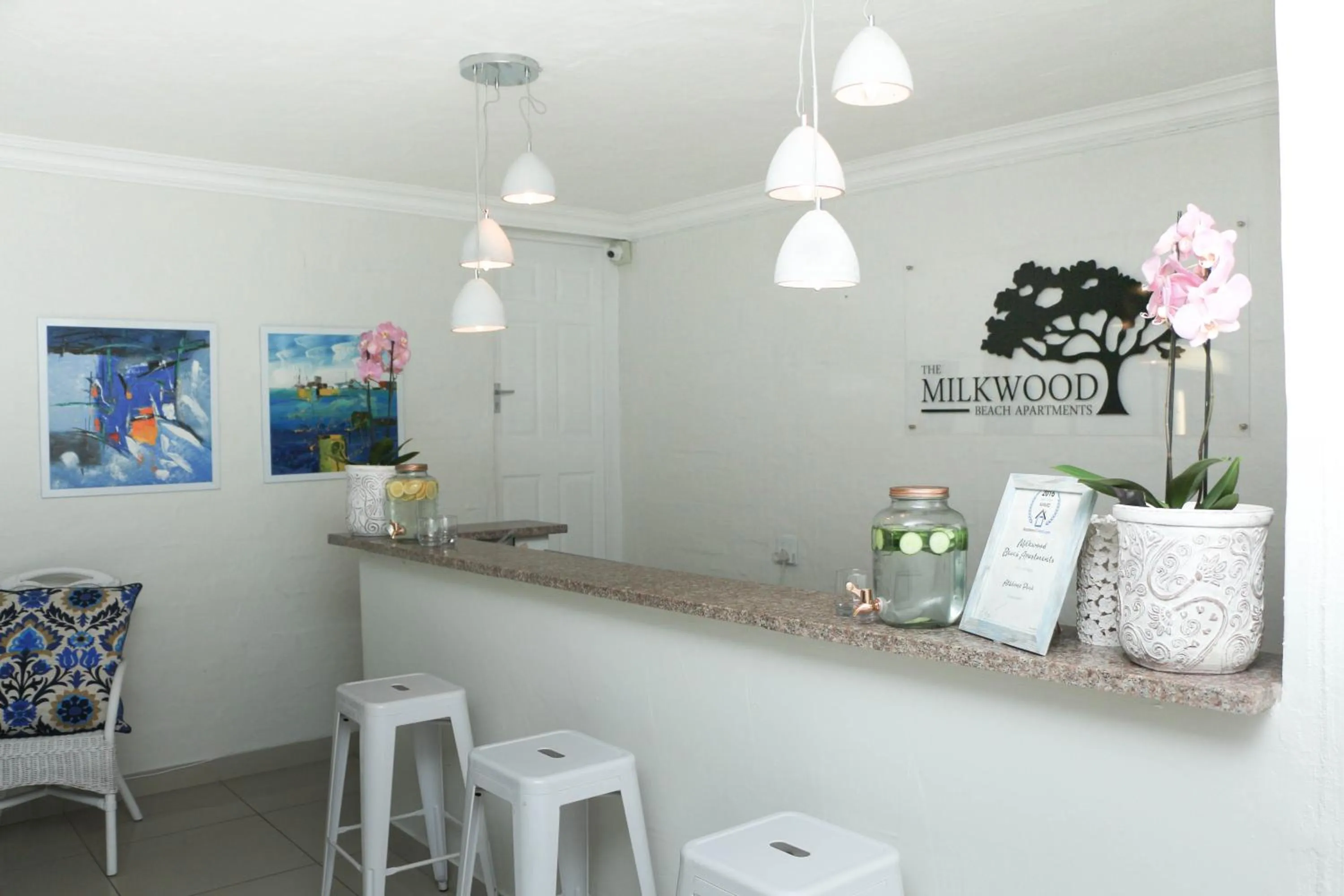 Lobby or reception in The Milkwood Beach Apartments
