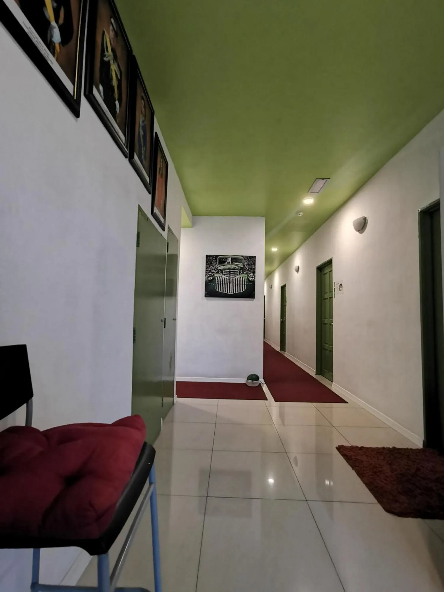 Seating area in Olive Hotel