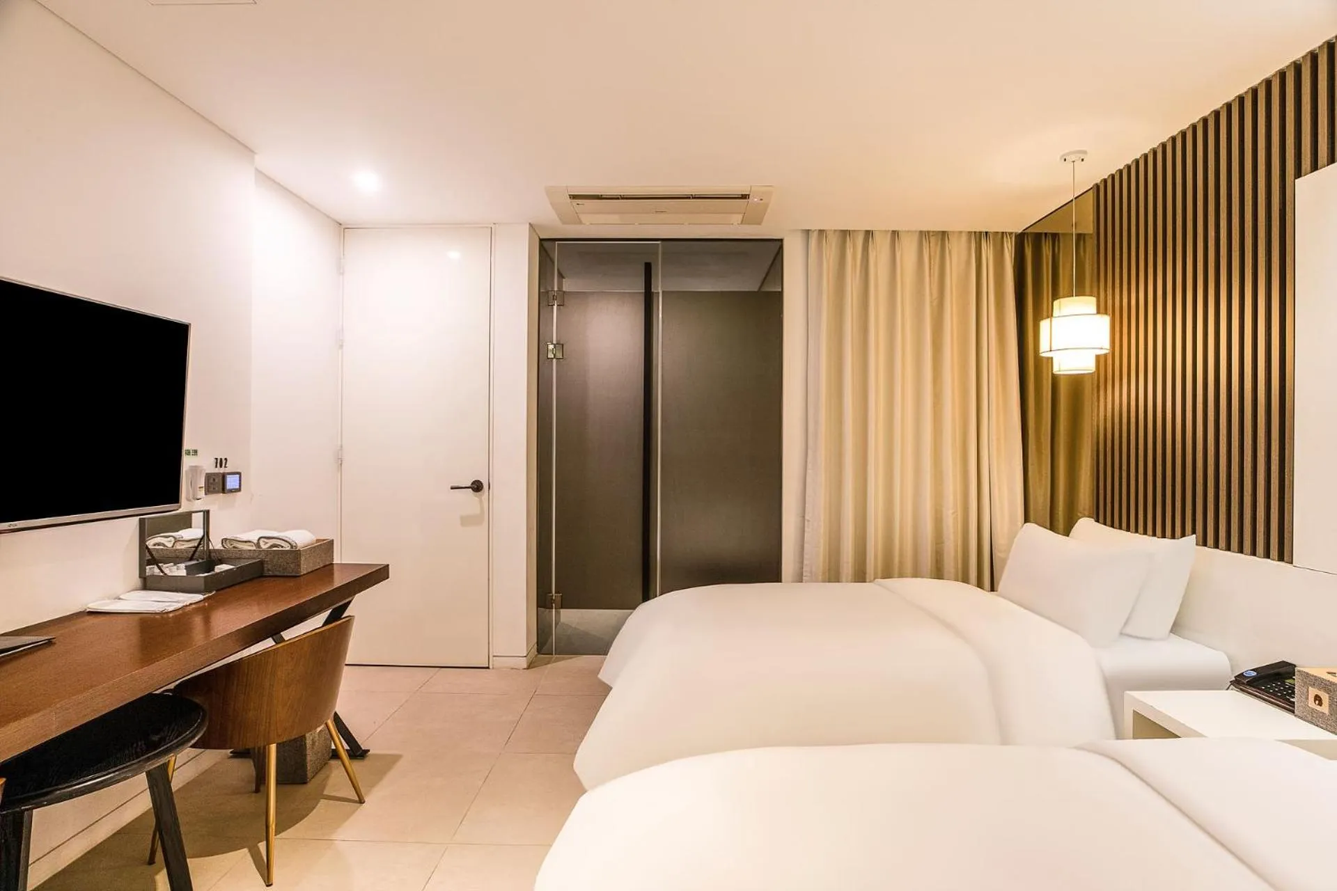 Bed in Hotel The Designers Cheongnyangni