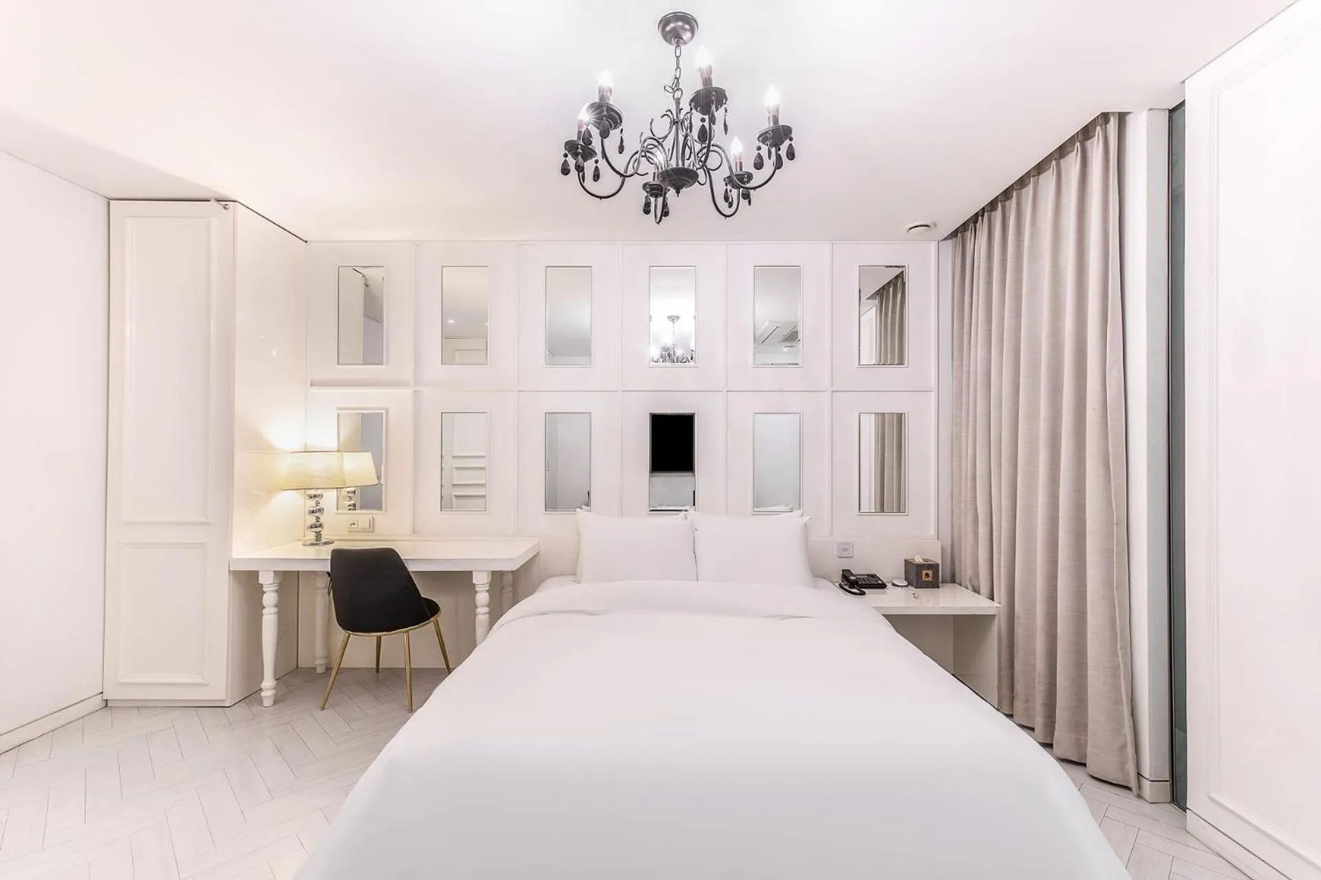 Bedroom, Bed in Hotel The Designers Cheongnyangni