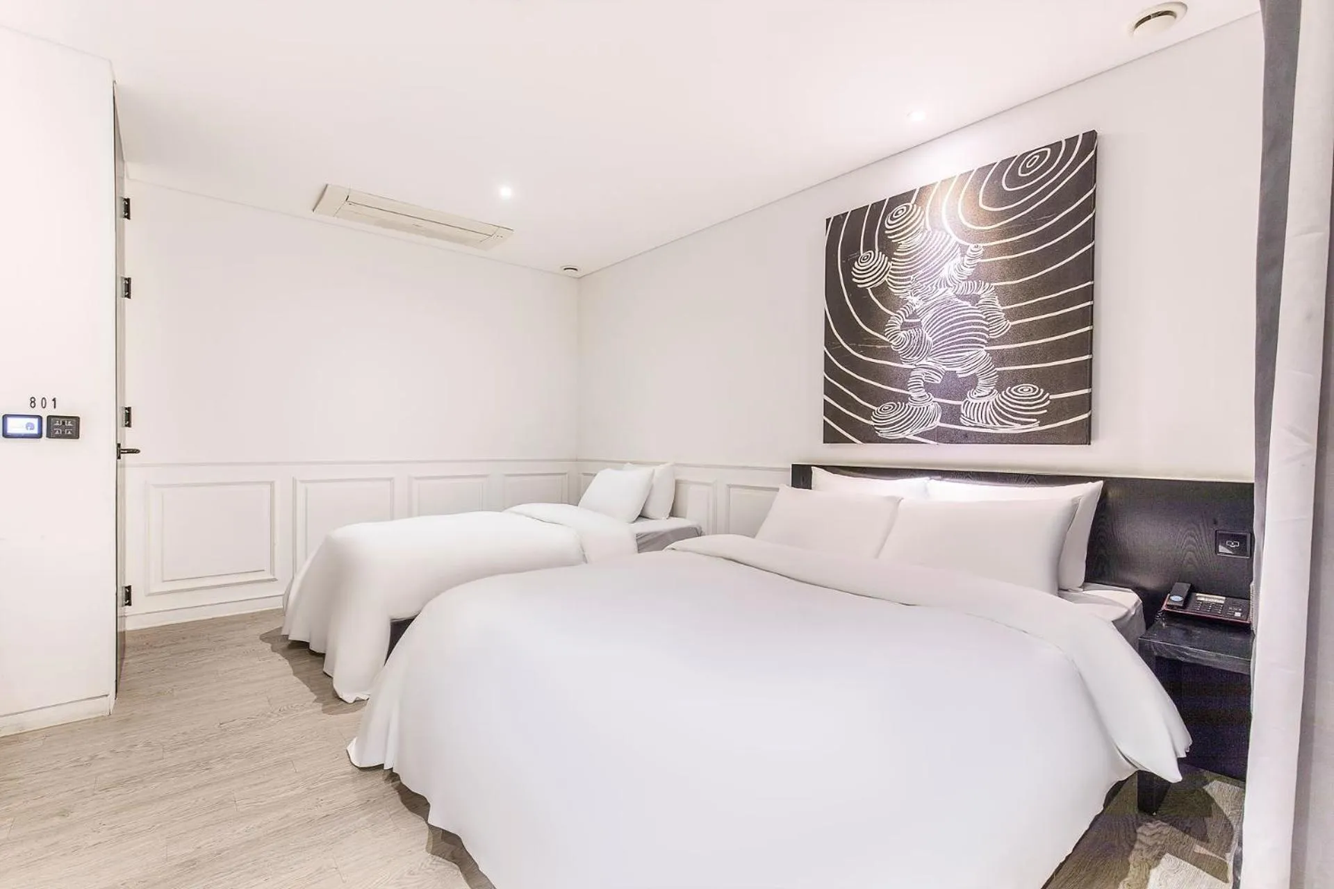 Bed in Hotel The Designers Cheongnyangni