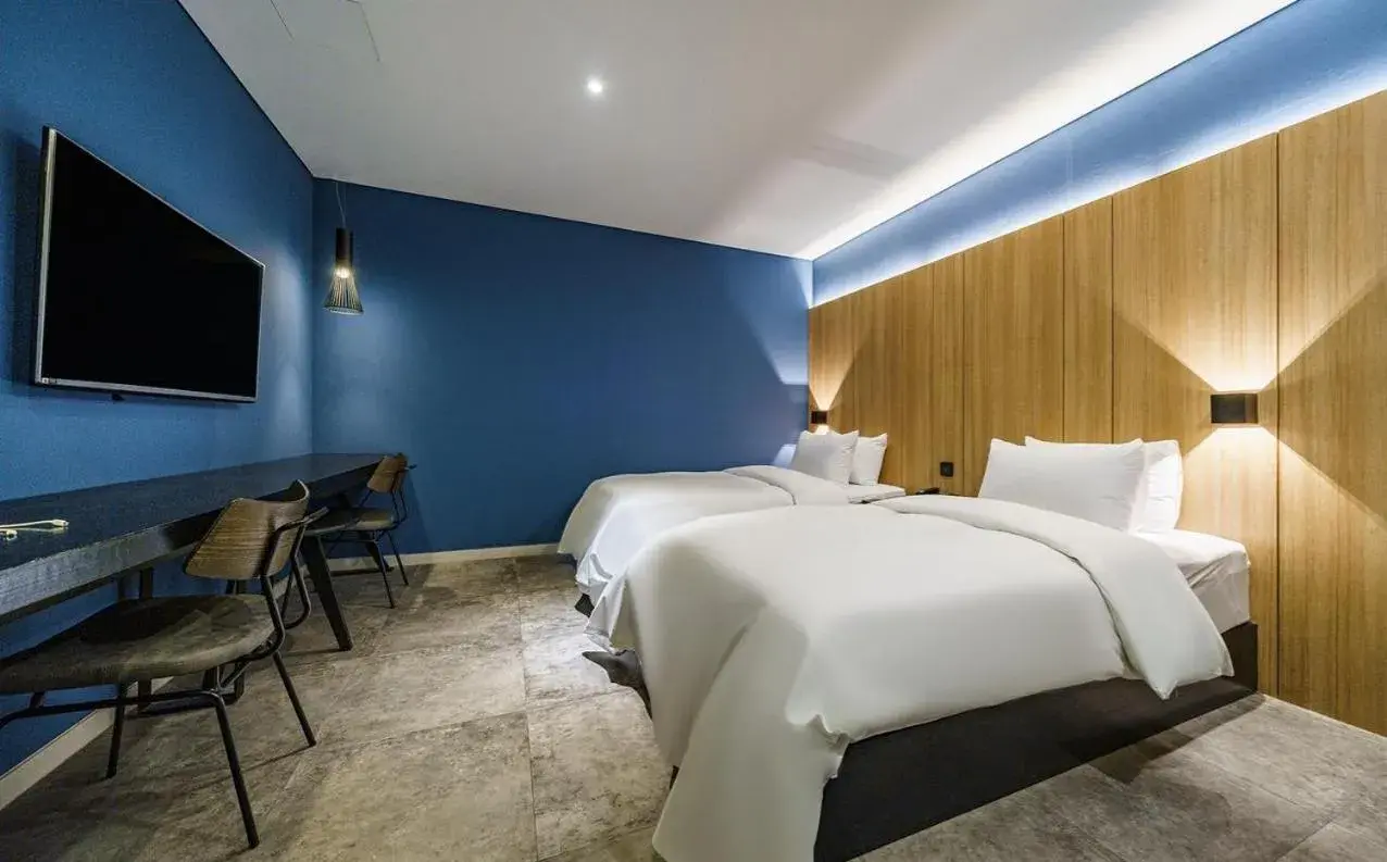 Deluxe Twin Room in Hotel The Designers Cheongnyangni Deluxe Twin Room in Hotel The Designers Cheongnyangni