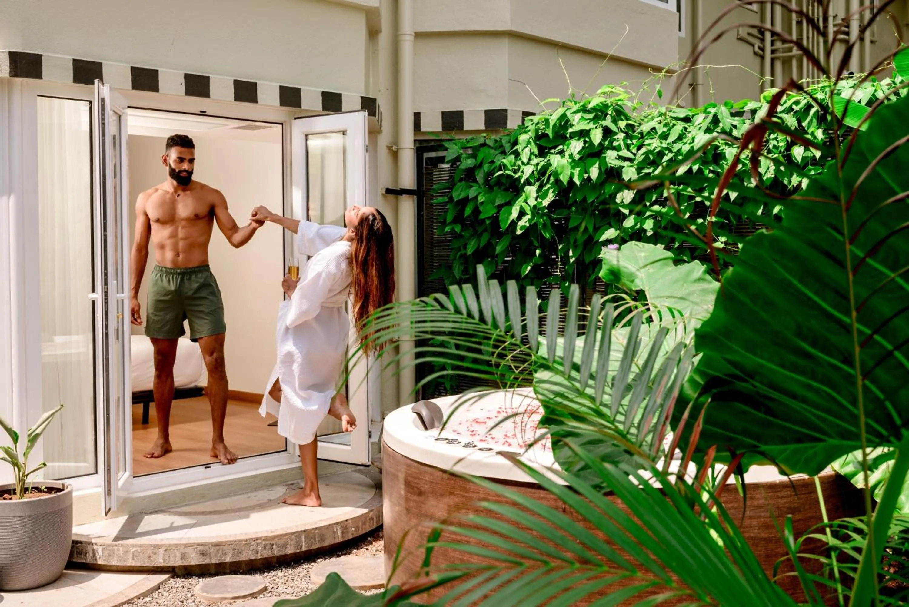 Garden in Orchid Passaros Benaulim Goa - Adults Only