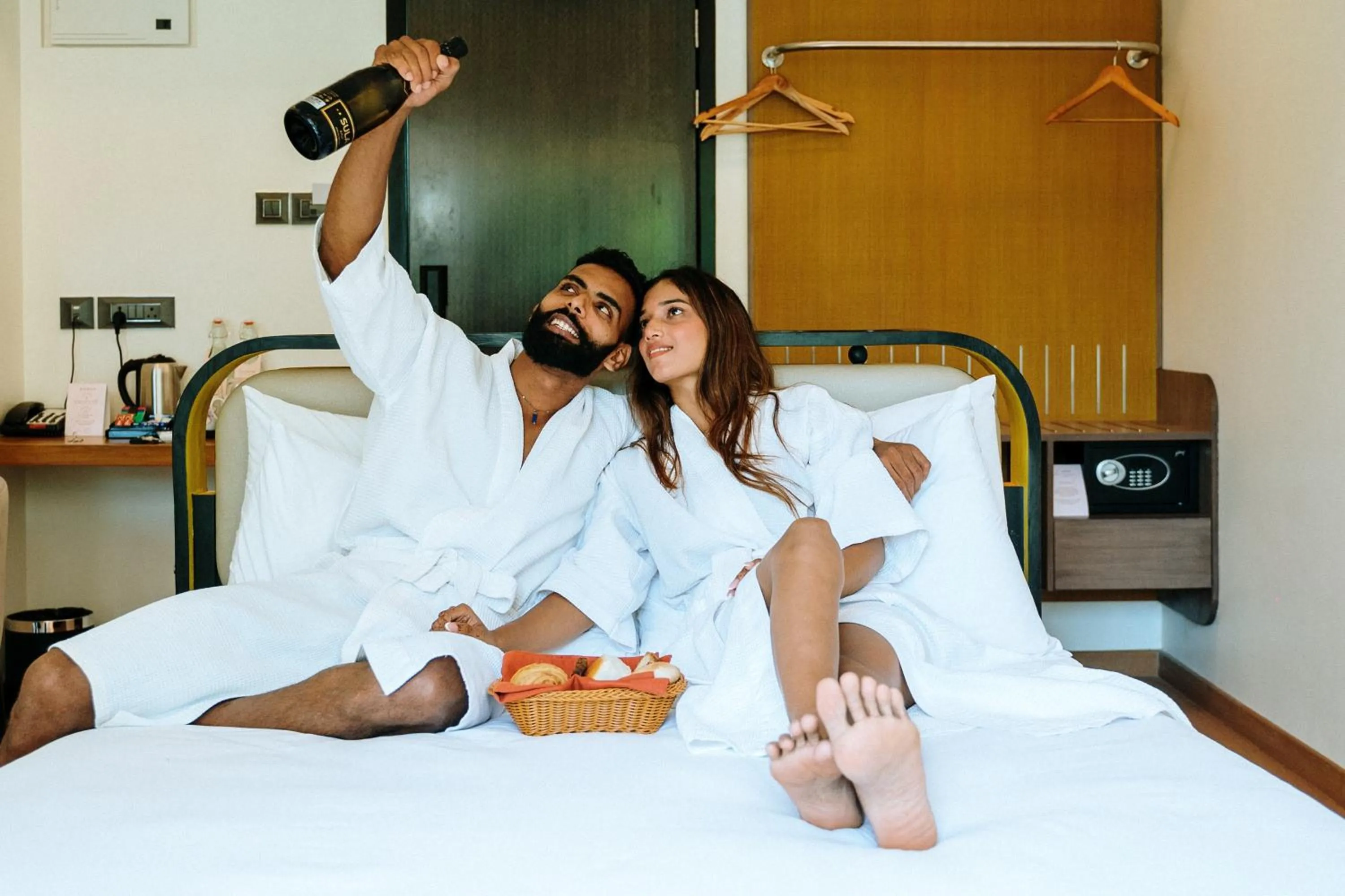 Bed in Orchid Passaros Benaulim Goa - Adults Only