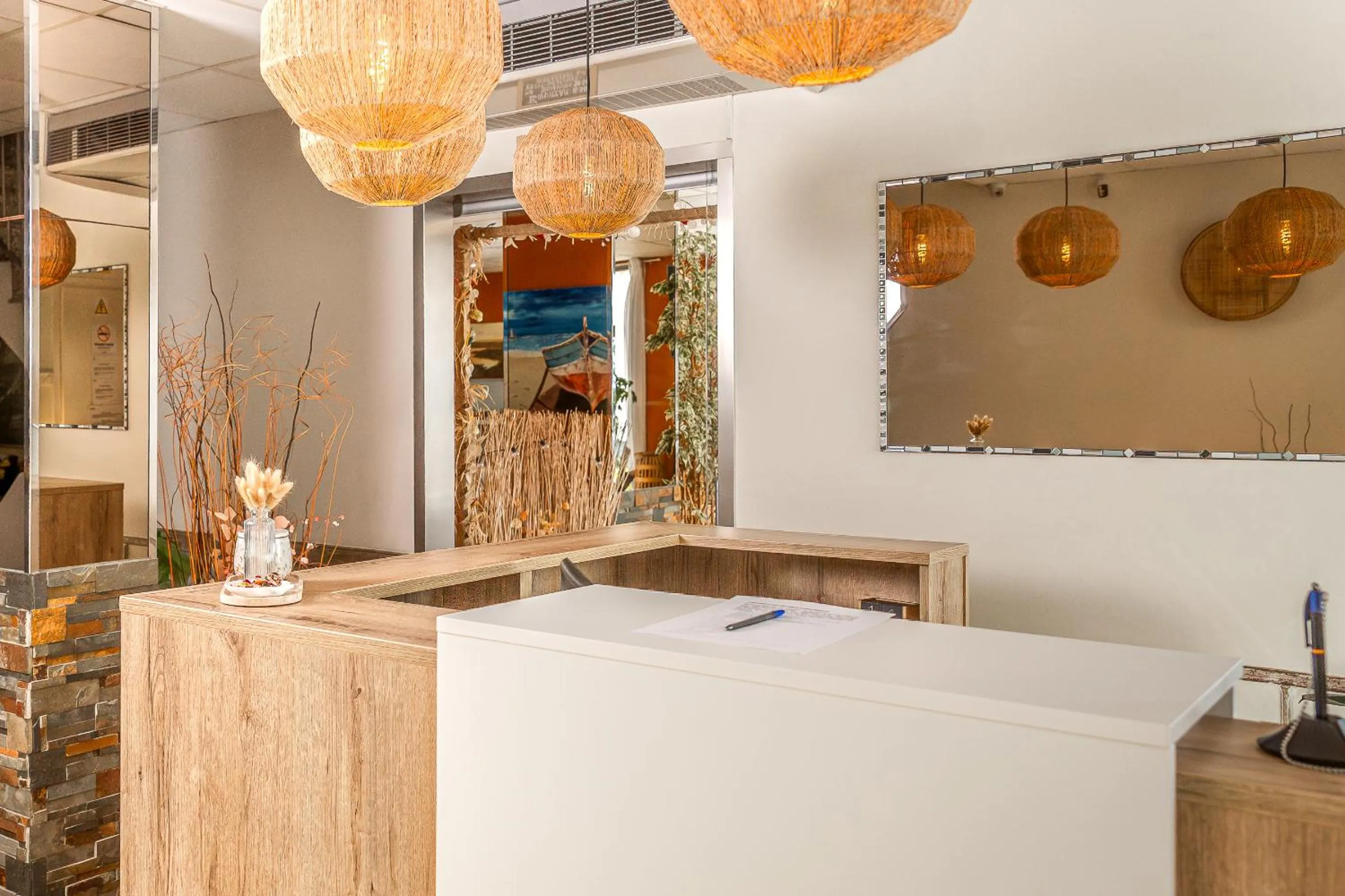 Lobby or reception in La Muntanya