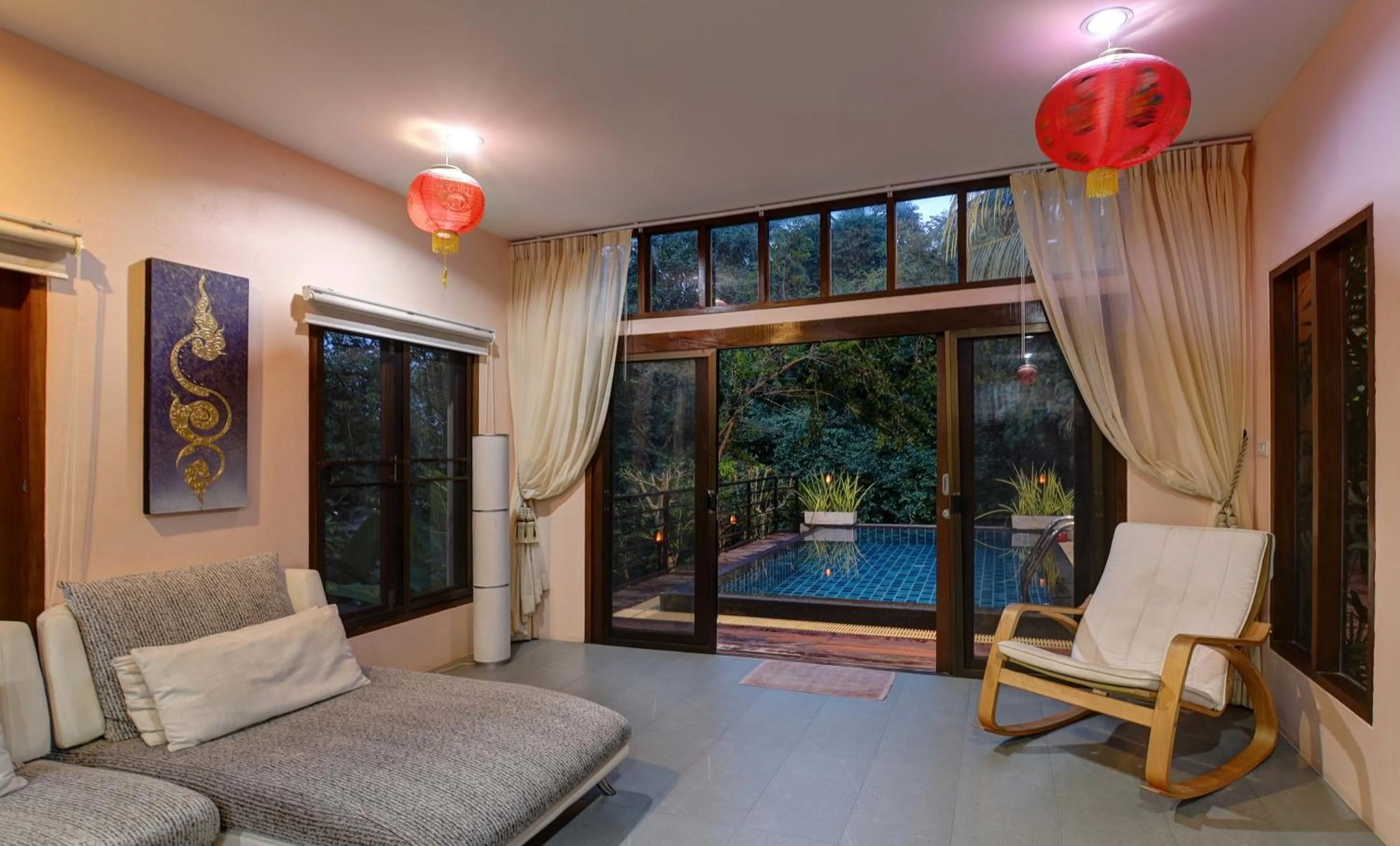 Living room in Chaweng Noi Villa