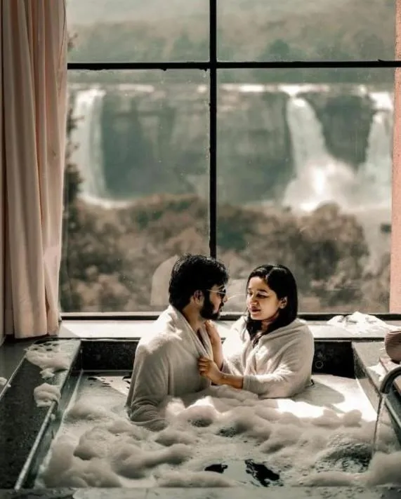 Hot Tub in Rainforest Resort