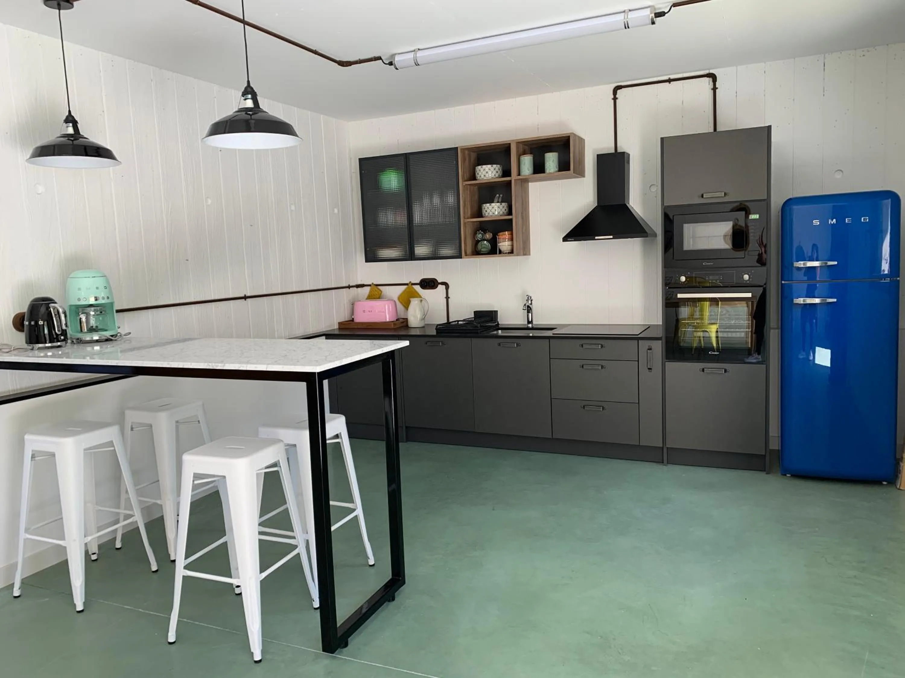 Kitchen or kitchenette in Appart'hotel Fior Di Ribba