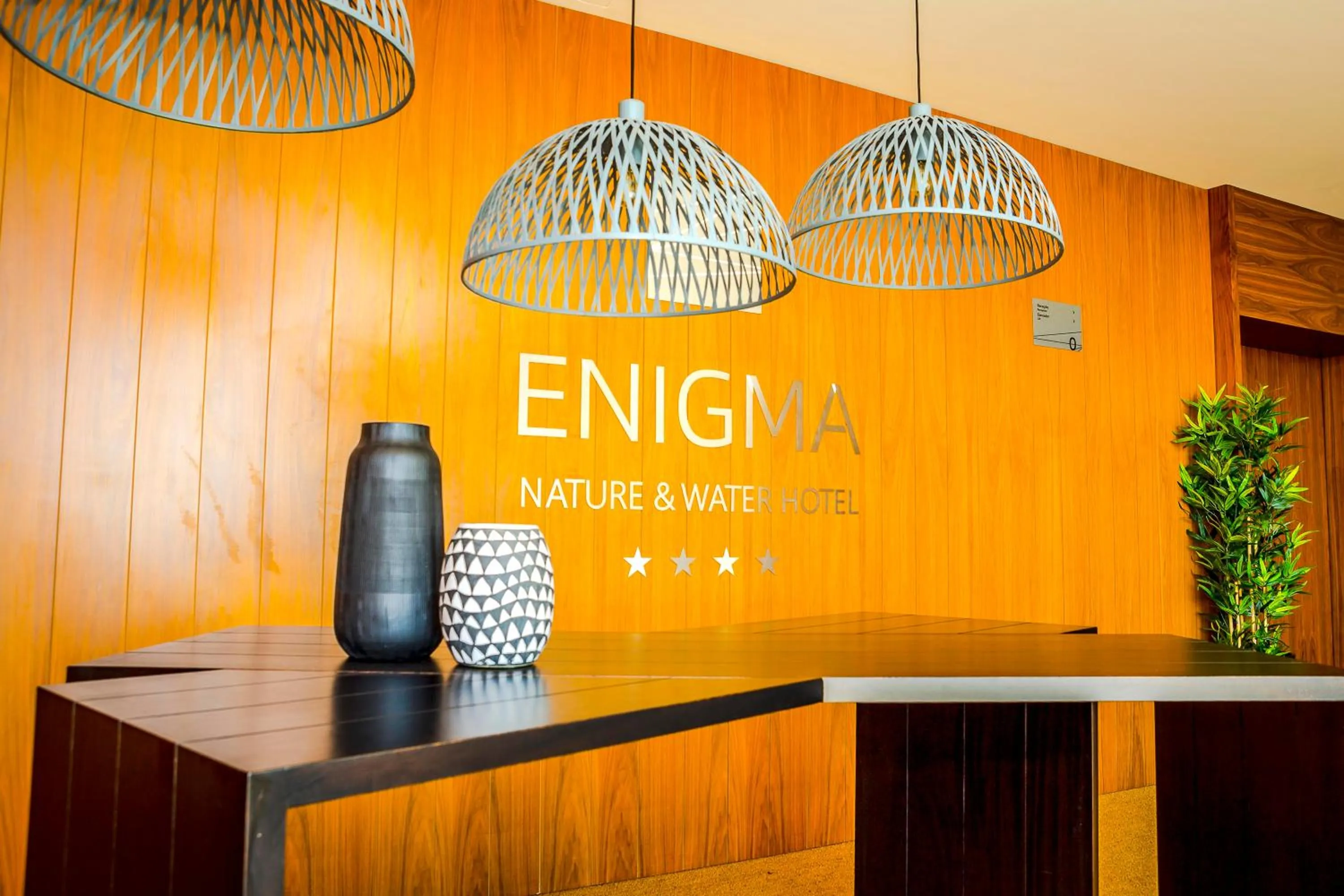 Lobby or reception in Enigma - Nature & Water Hotel