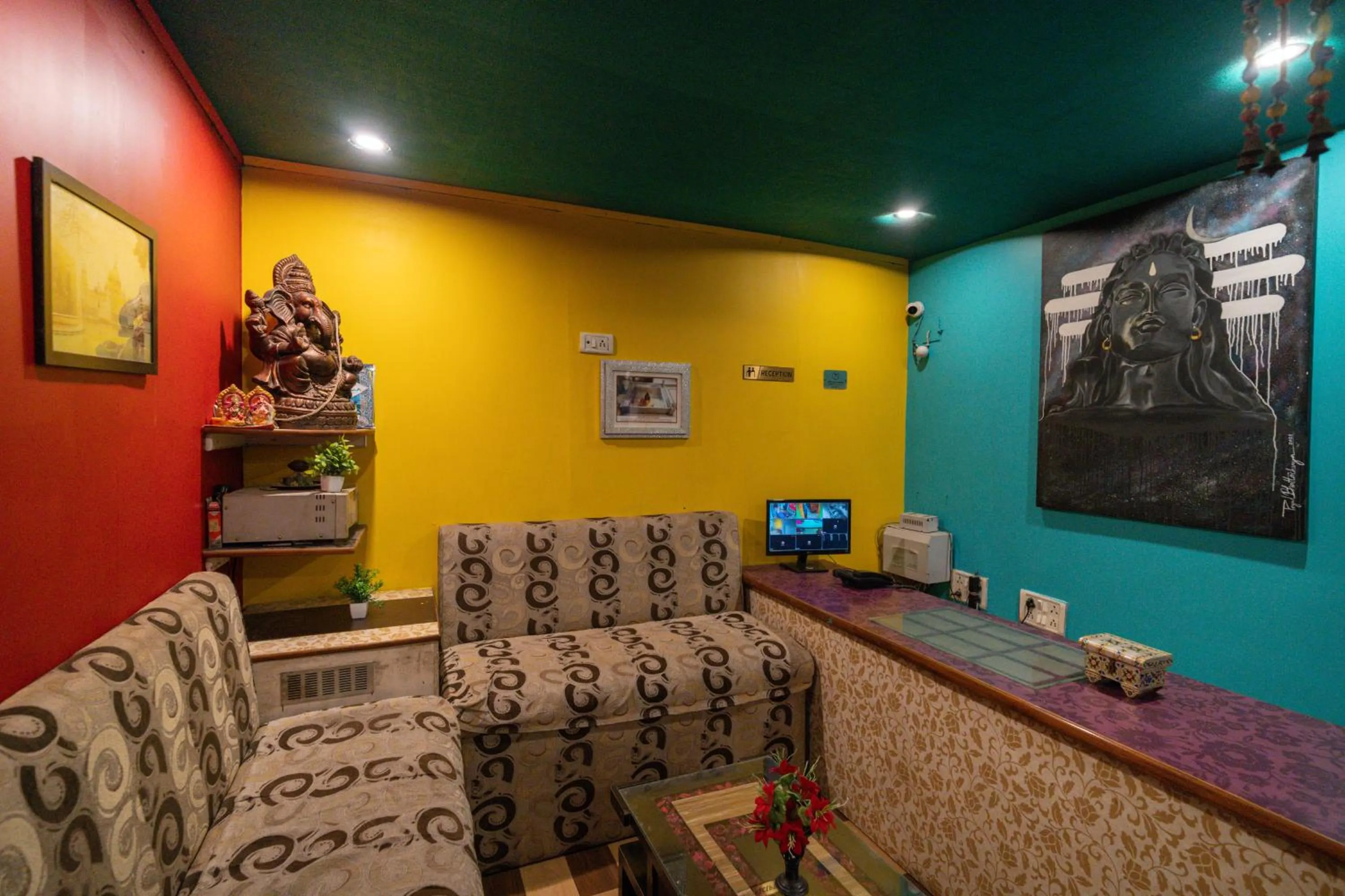 Seating area in Tara Guest House