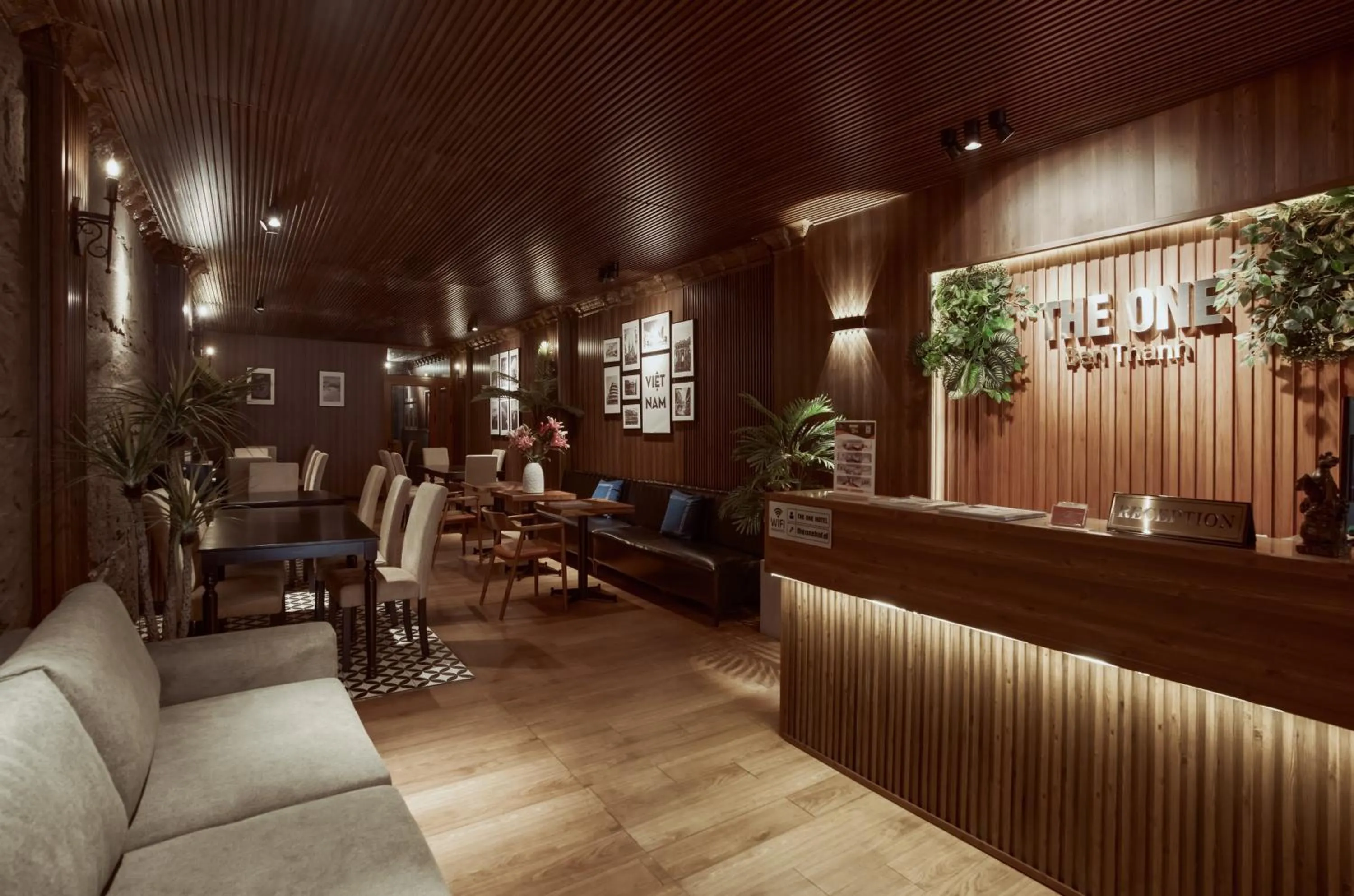 Living room in The One Ben Thanh Hotel-City Center