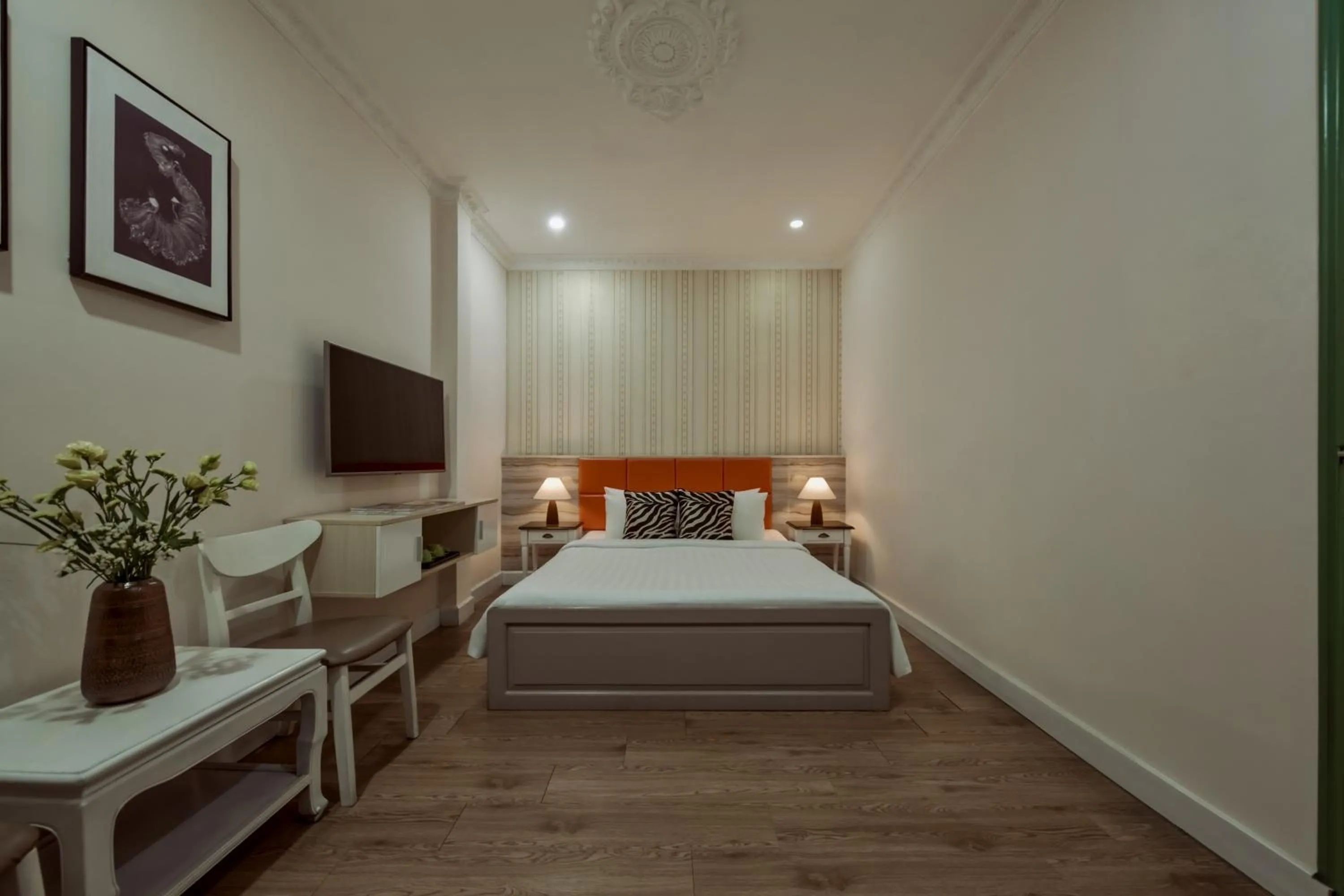 Photo of the whole room, Bed in The One Ben Thanh Hotel-City Center