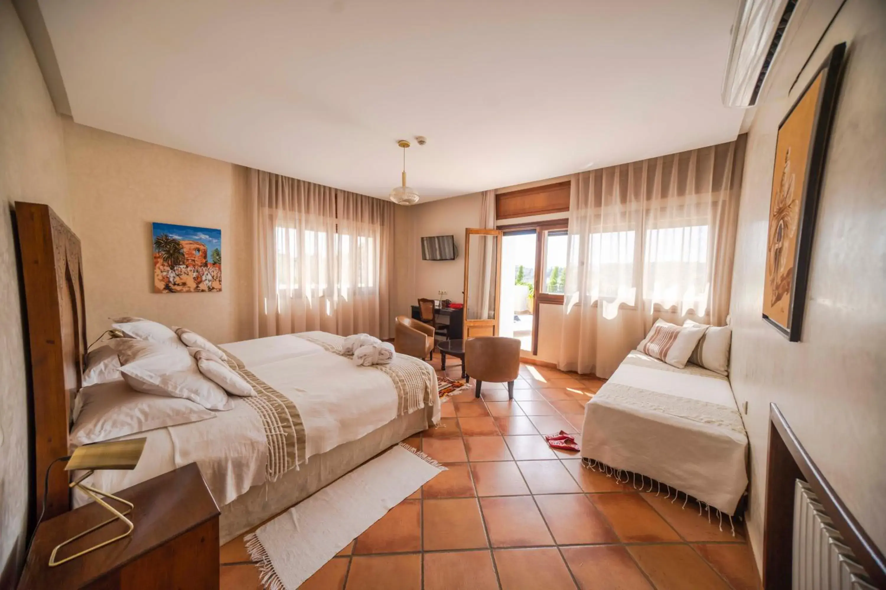 Triple Room with View in Dar Tanja Triple Room with View in Dar Tanja