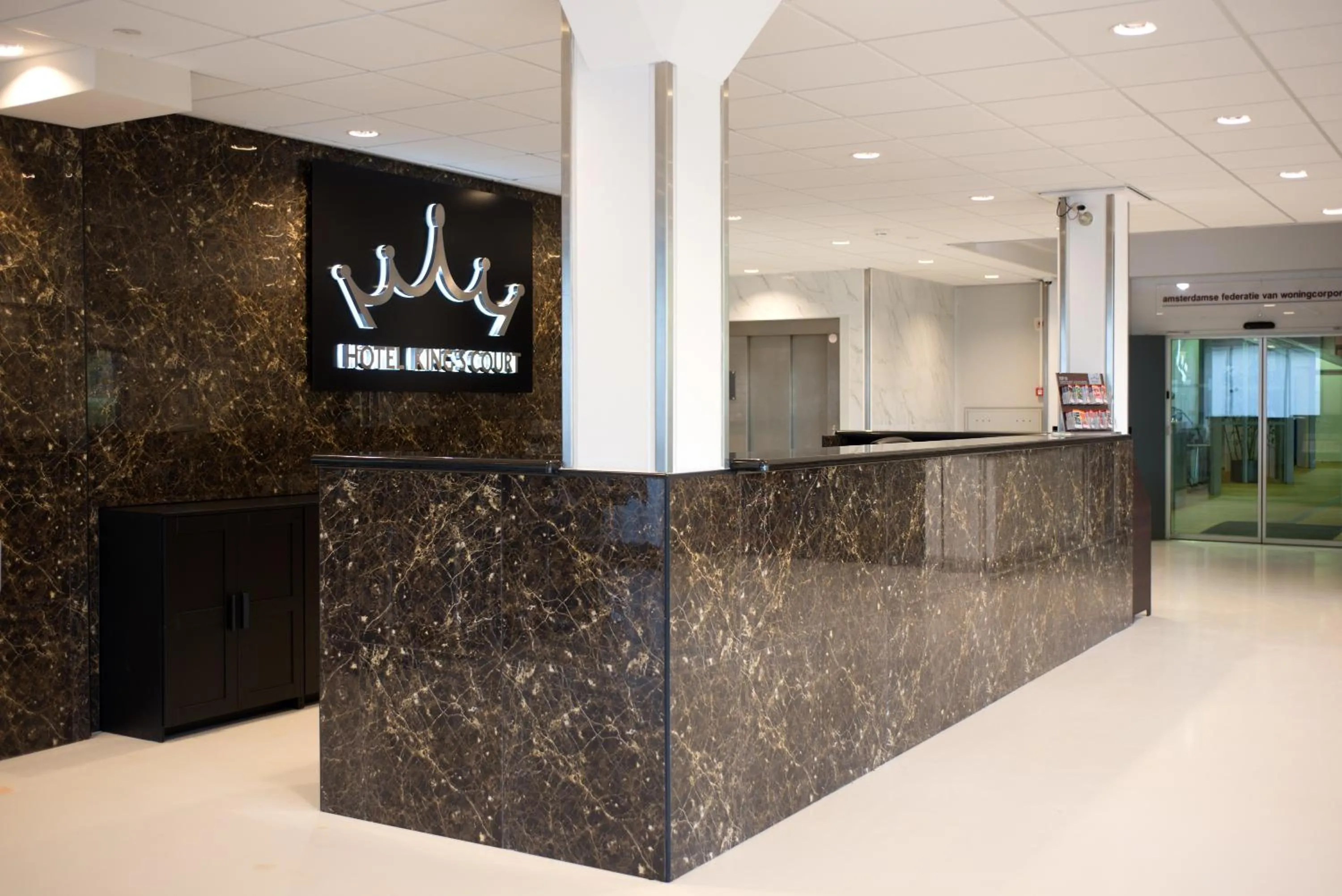 Lobby or reception in Hotel King's Court