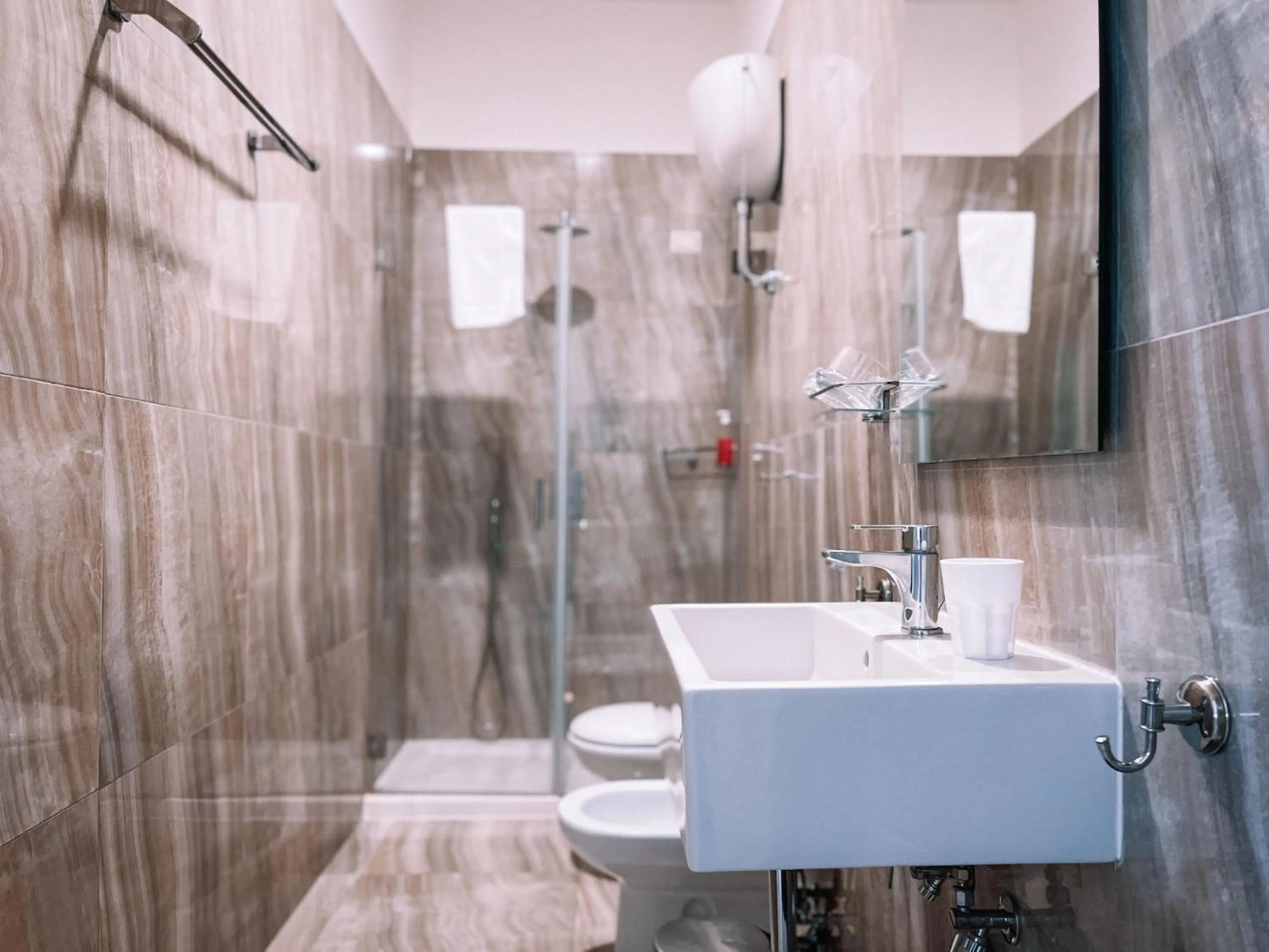 Bathroom in NeapolitanTrips Hotel