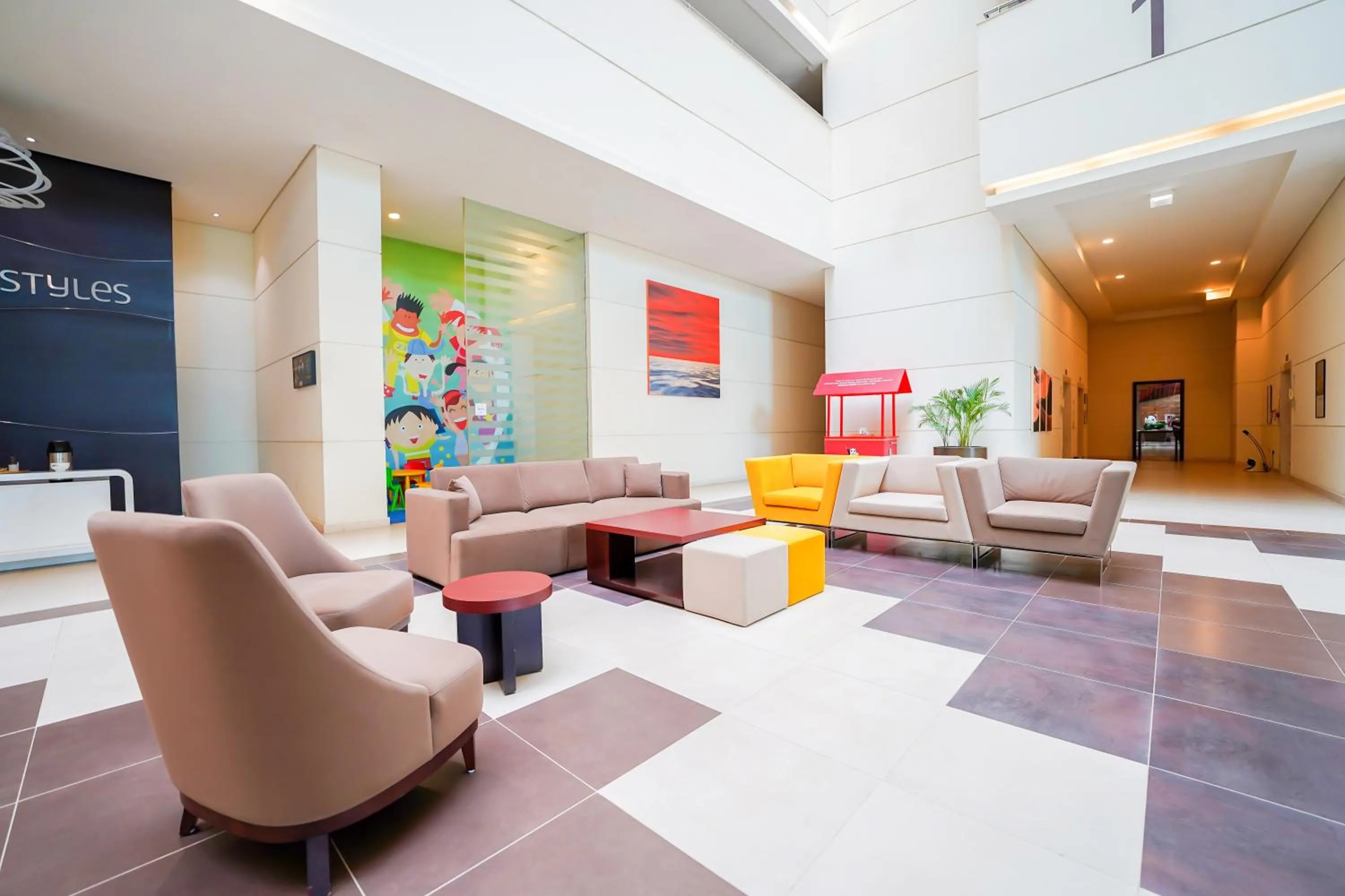 Children play ground in Ibis Styles Dragon Mart Dubai