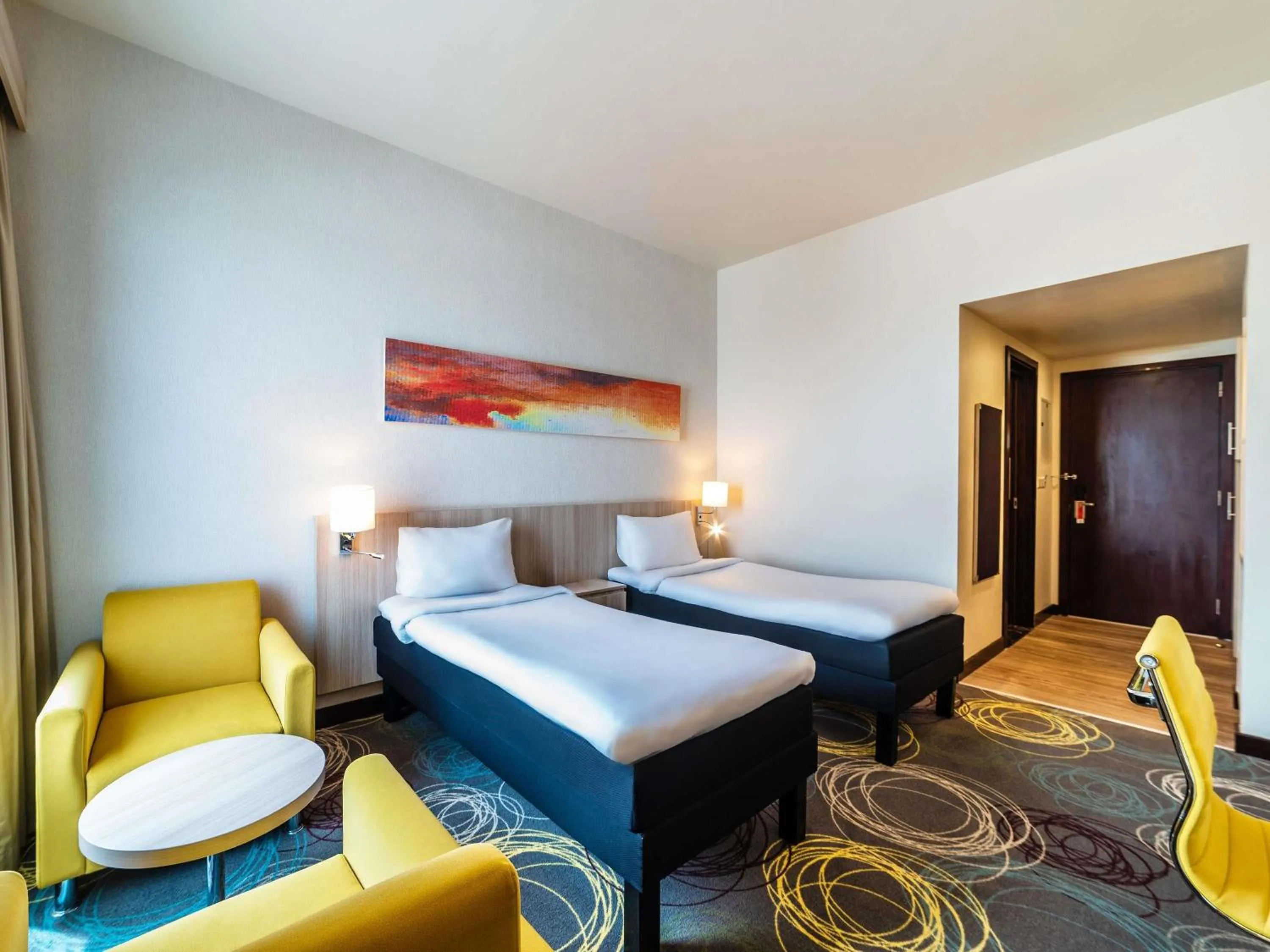 Bedroom, Bed in Ibis Styles Dragon Mart Dubai