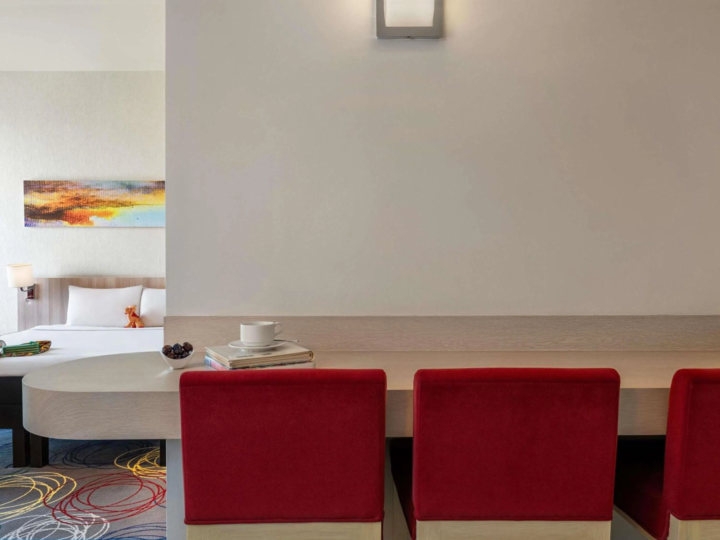 Bedroom, Bed in Ibis Styles Dragon Mart Dubai