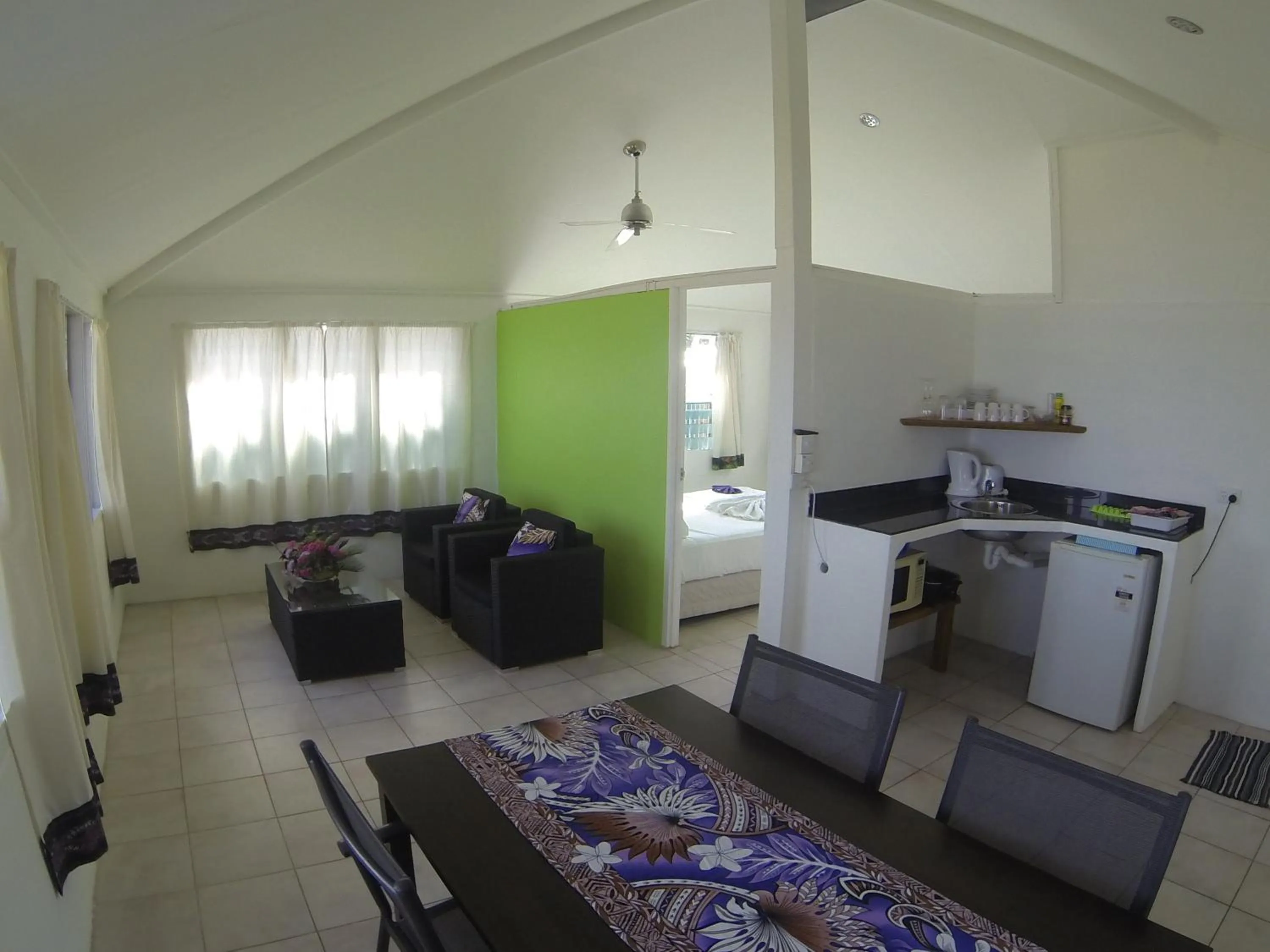 Kitchen or kitchenette in Savaii Lagoon Resort