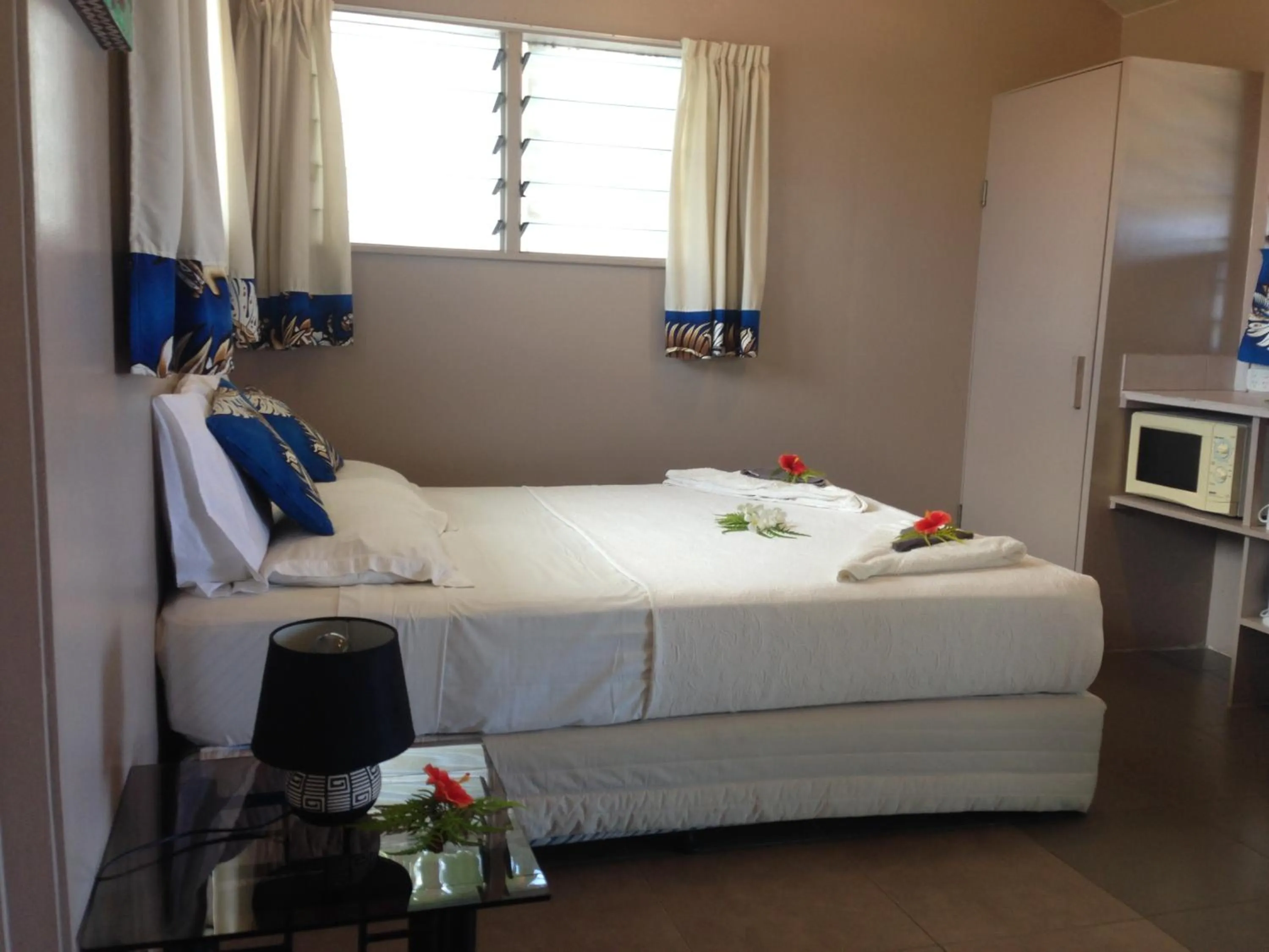 Bed in Savaii Lagoon Resort