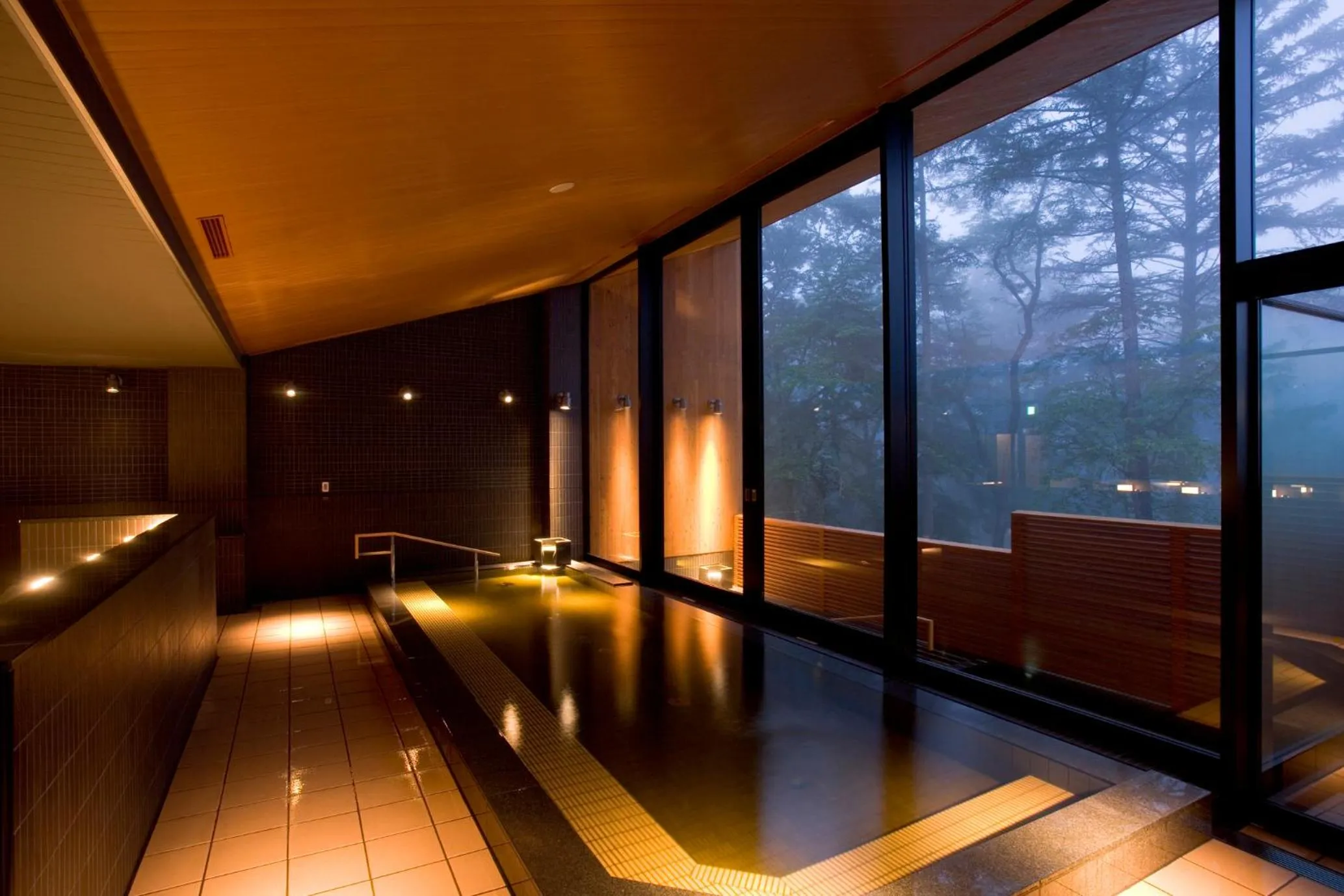 Hot Spring Bath in Karuizawa Prince Hotel East
