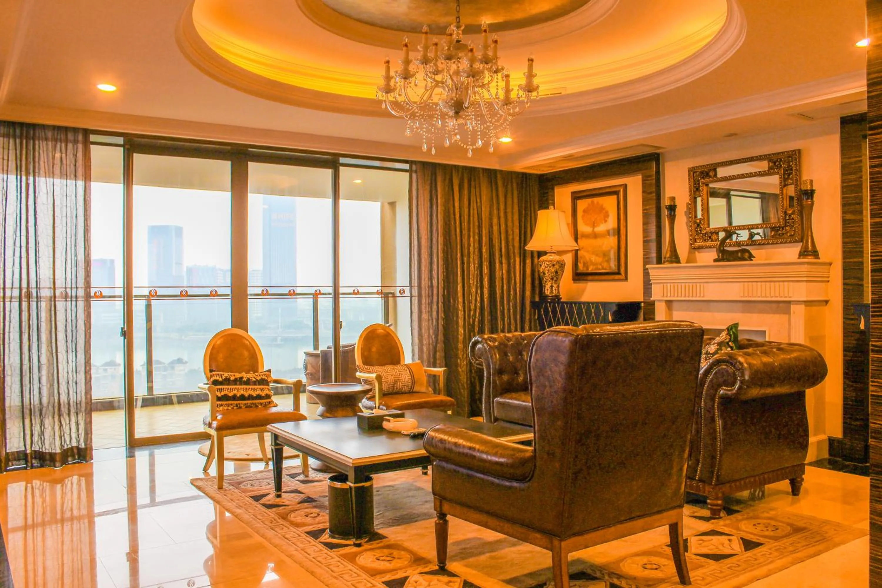 Living room in Ramada Plaza By Wyndham Fuzhou South