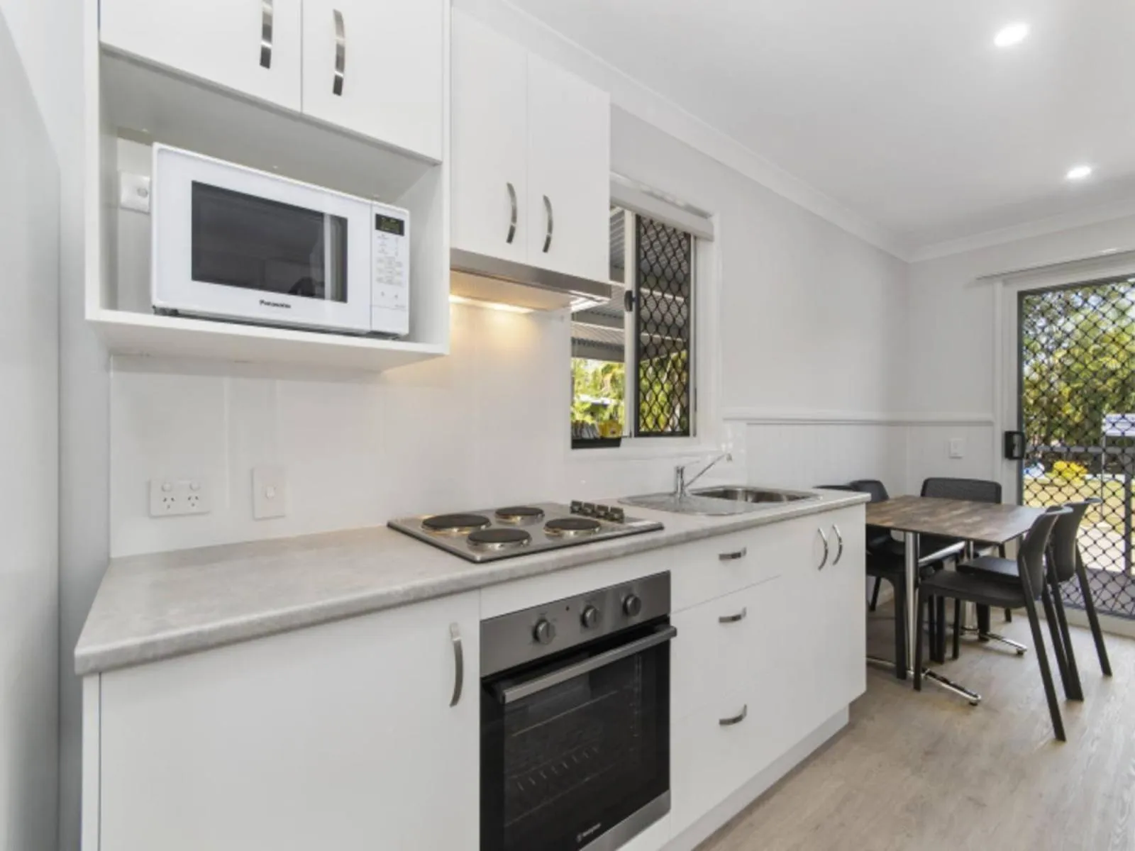 kitchen in Ingenia Holidays Townsville