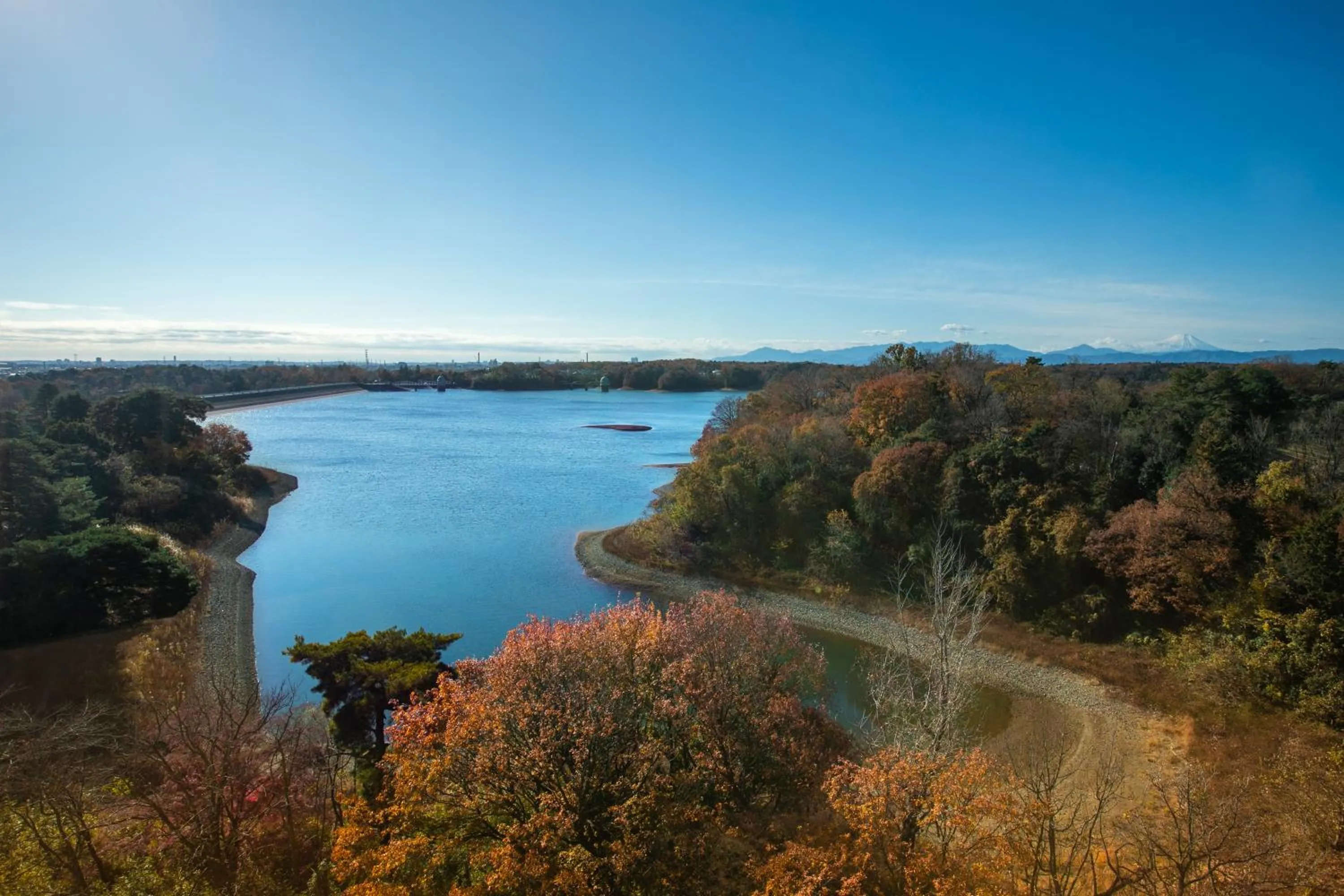 Lake view in Kikusuitei