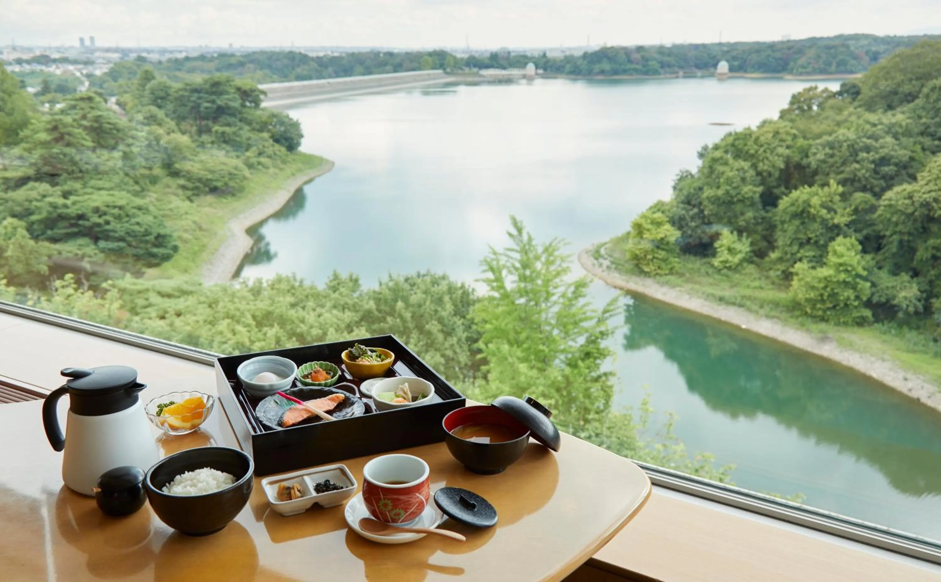 Asian breakfast in Kikusuitei