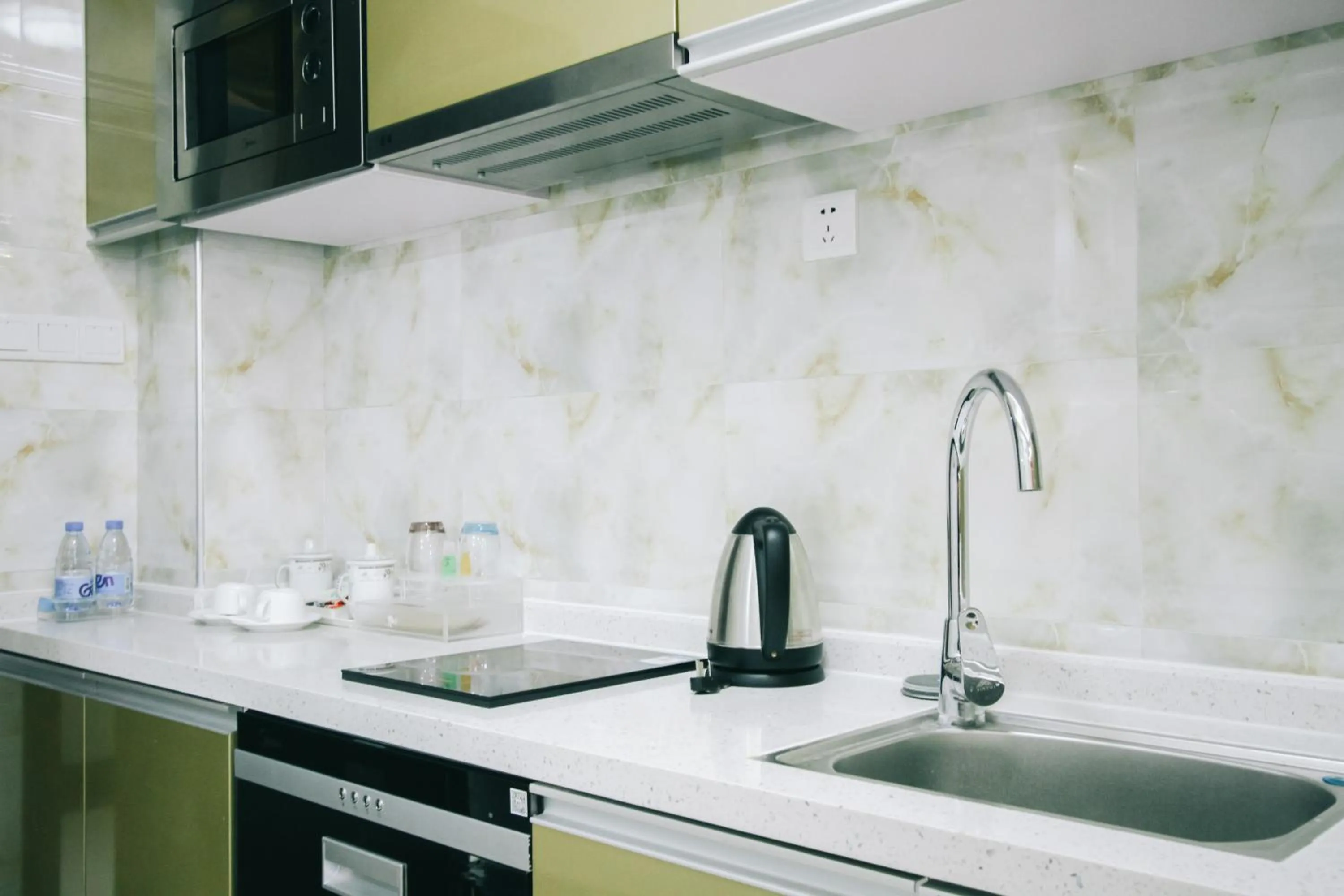 Kitchen or kitchenette in Guangzhou Xingke Apartment