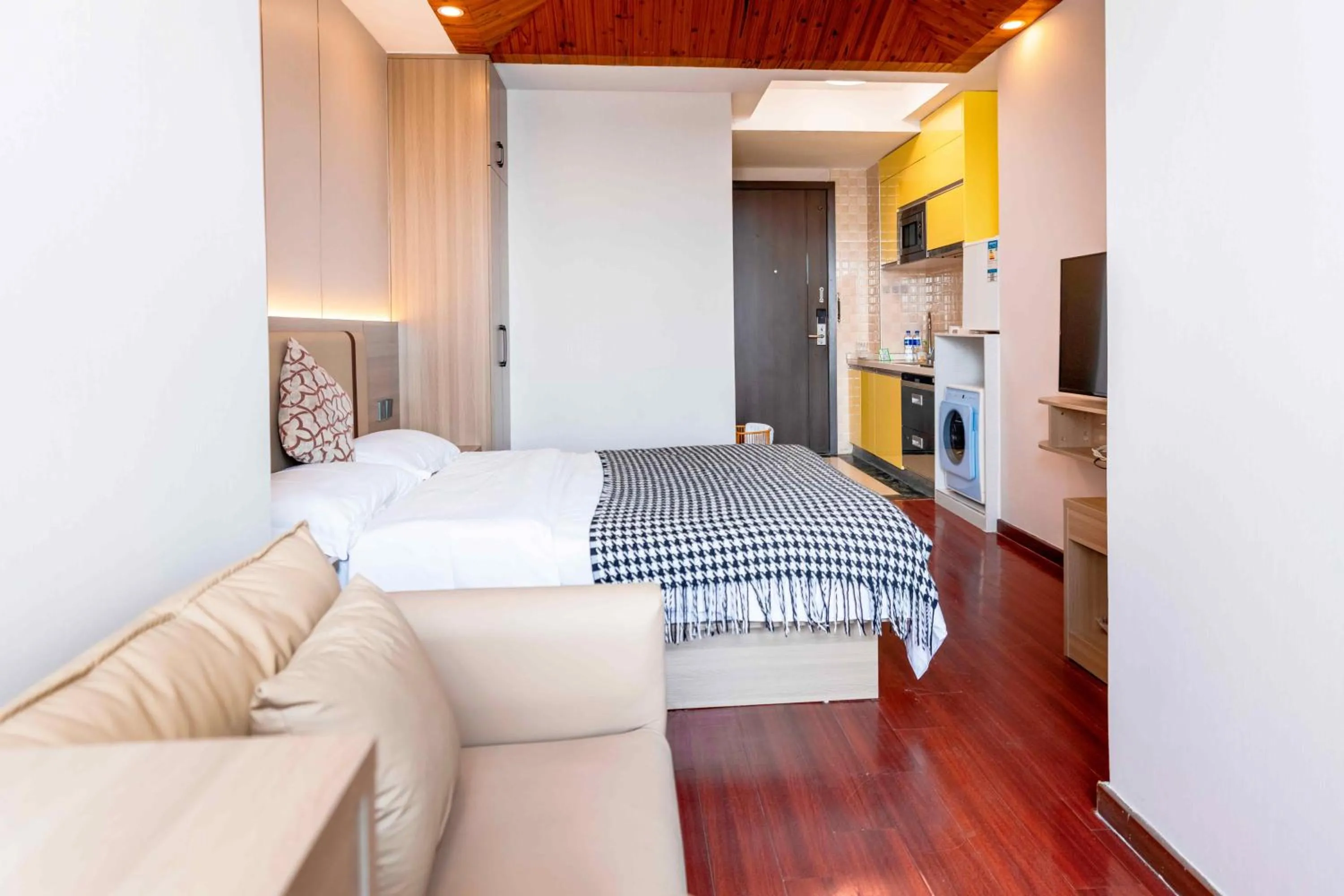 Bed in Guangzhou Xingke Apartment