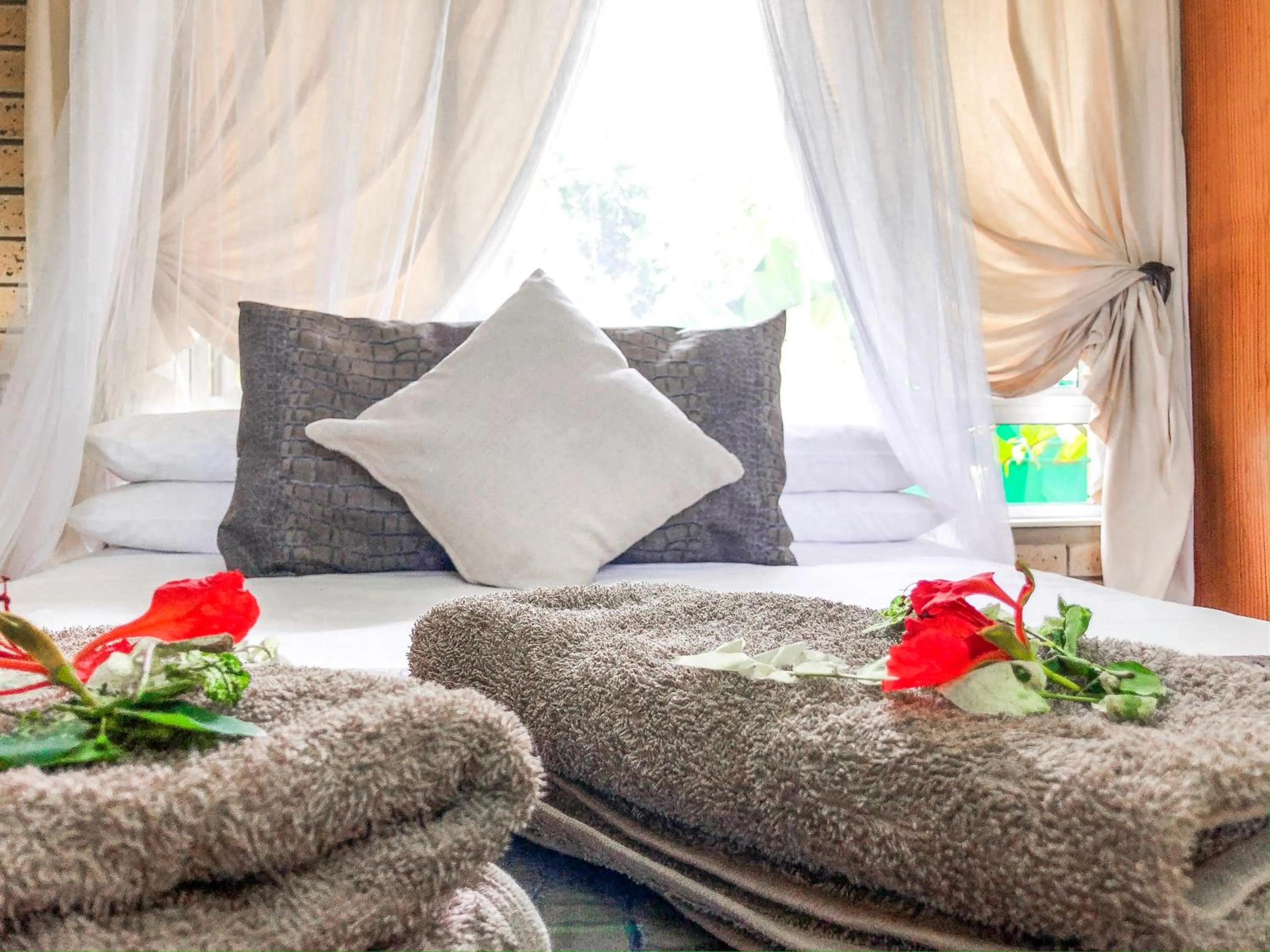 Bedroom in Ingwenya Lodge