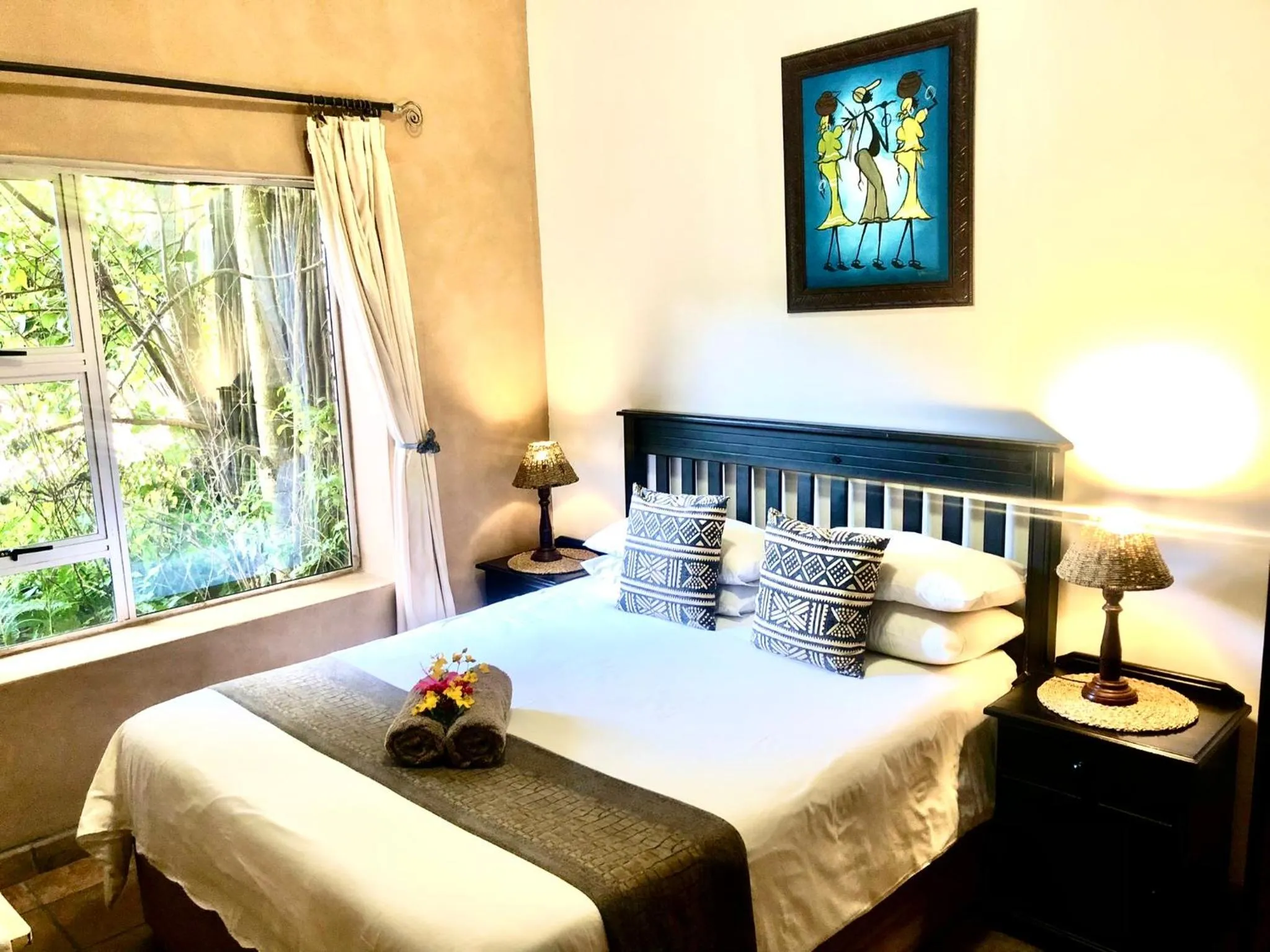 Bedroom in Ingwenya Lodge