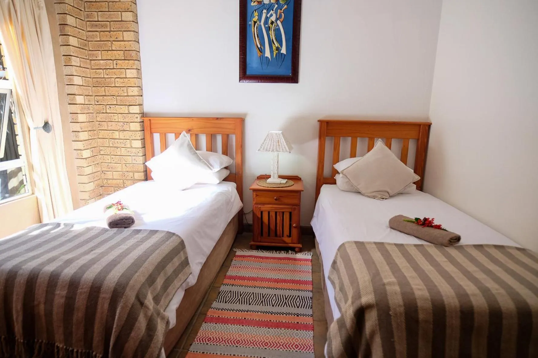 Bed in Ingwenya Lodge