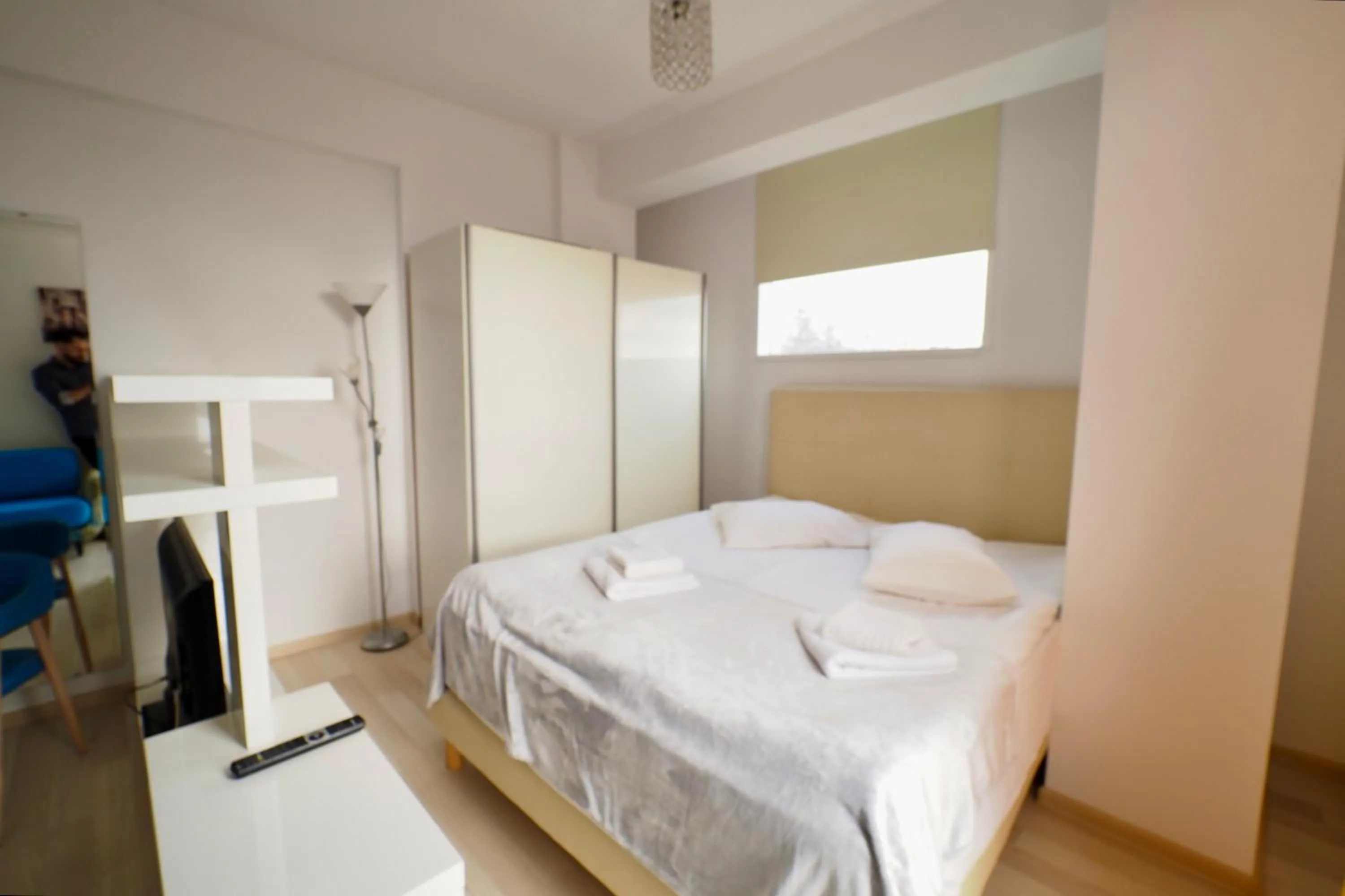 Bed in Iassium Residence Iasi