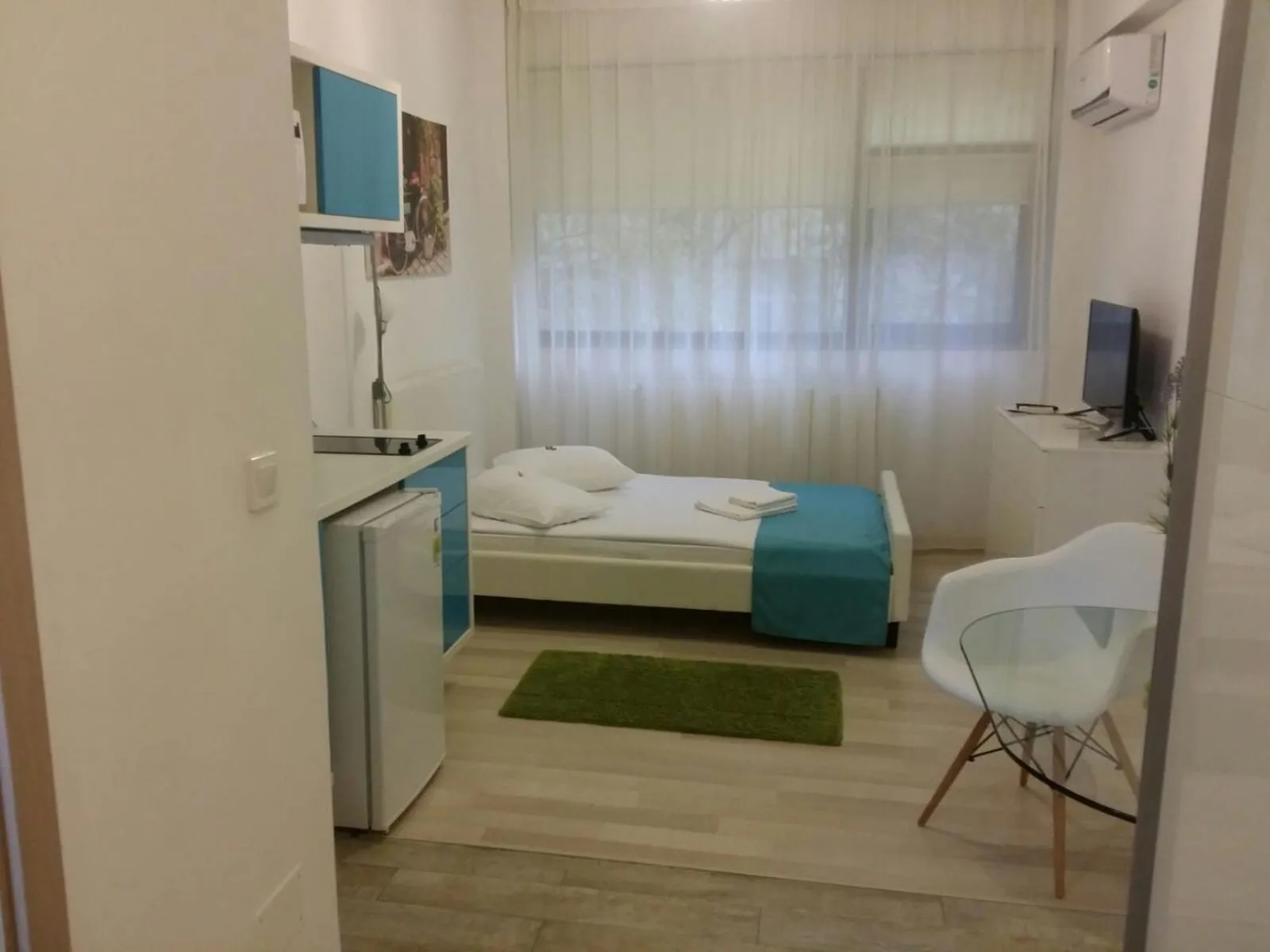 Bed in Iassium Residence Iasi