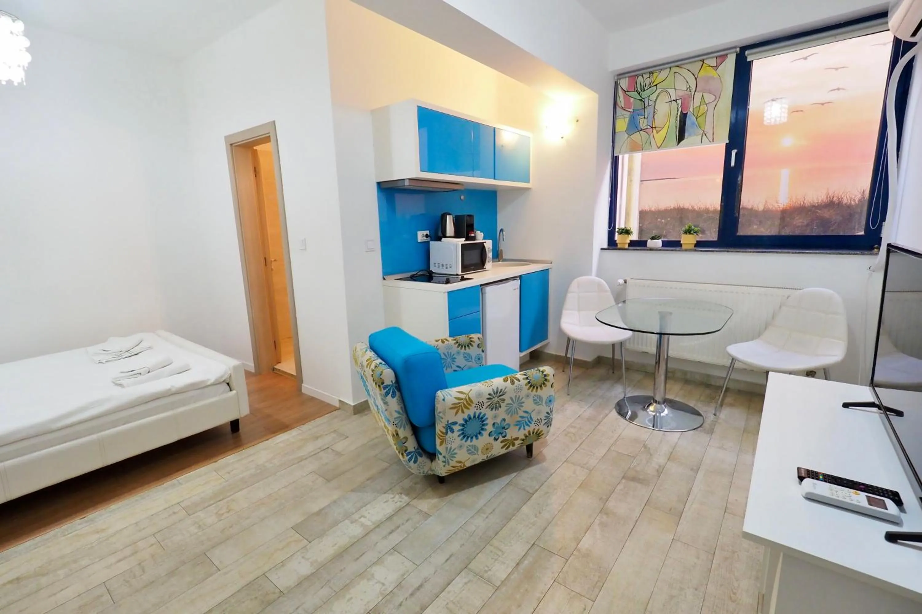 Bed in Iassium Residence Iasi