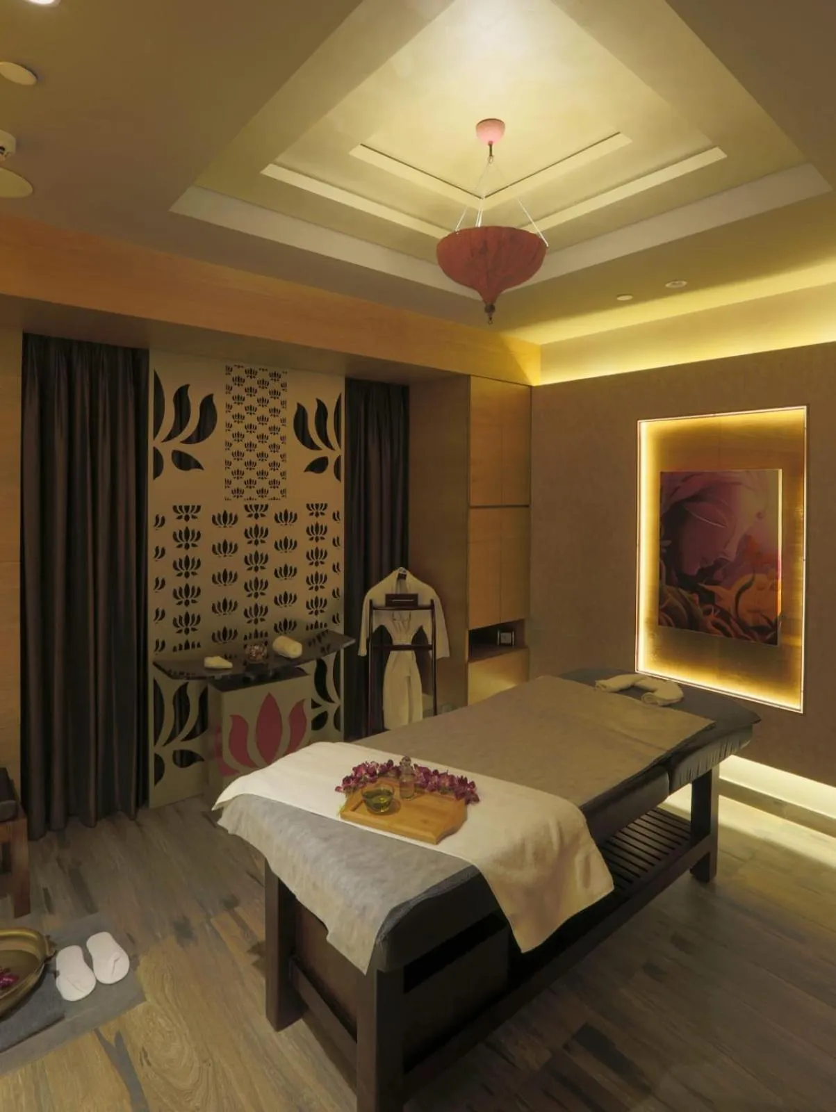 Spa and wellness centre/facilities, Bed in Hotel Aroma Suites Delhi Airport