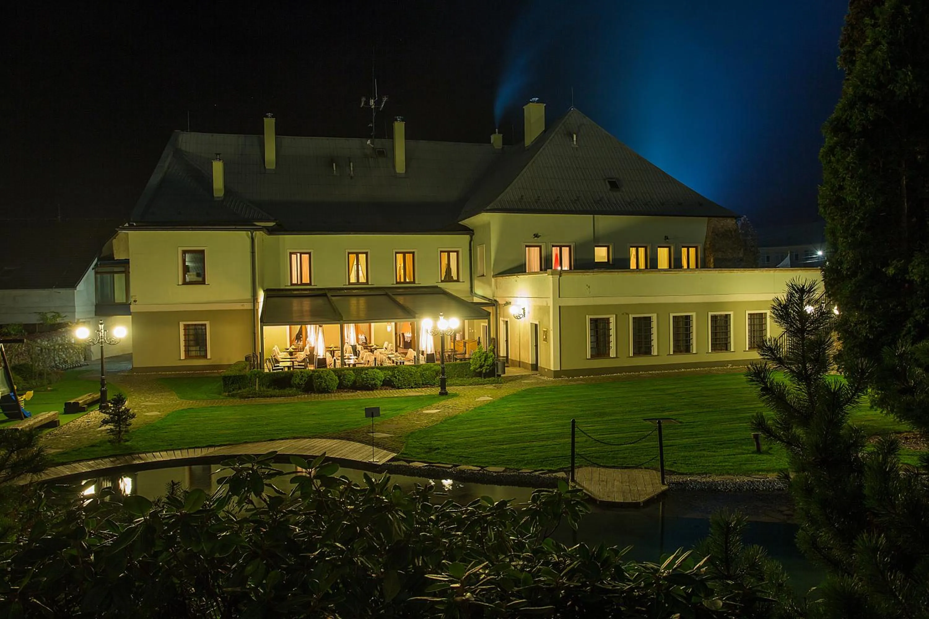 Balcony/Terrace in Kúria Beckov - Penzión