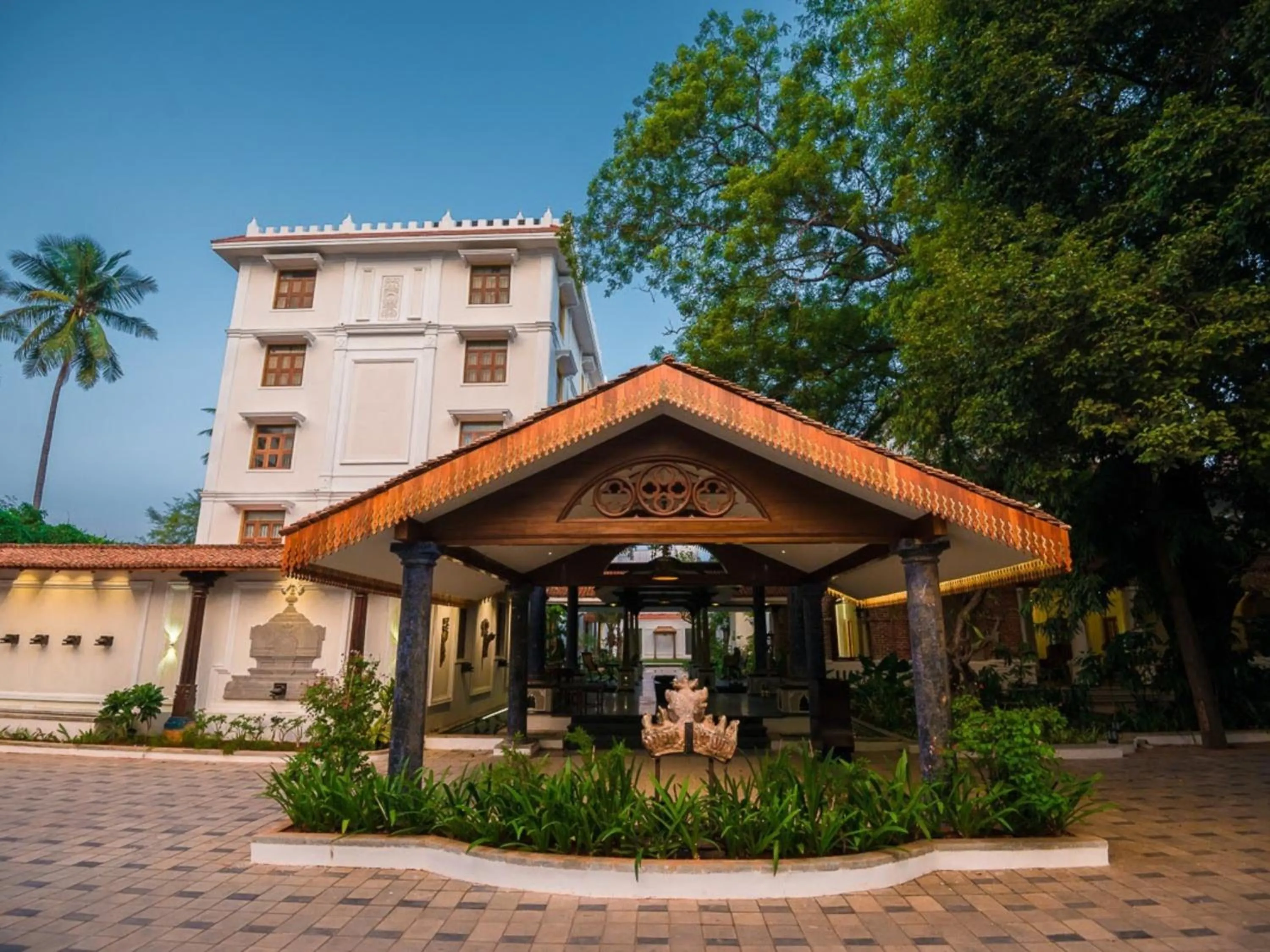 Facade/entrance in Svatma - A Luxury Heritage Resort