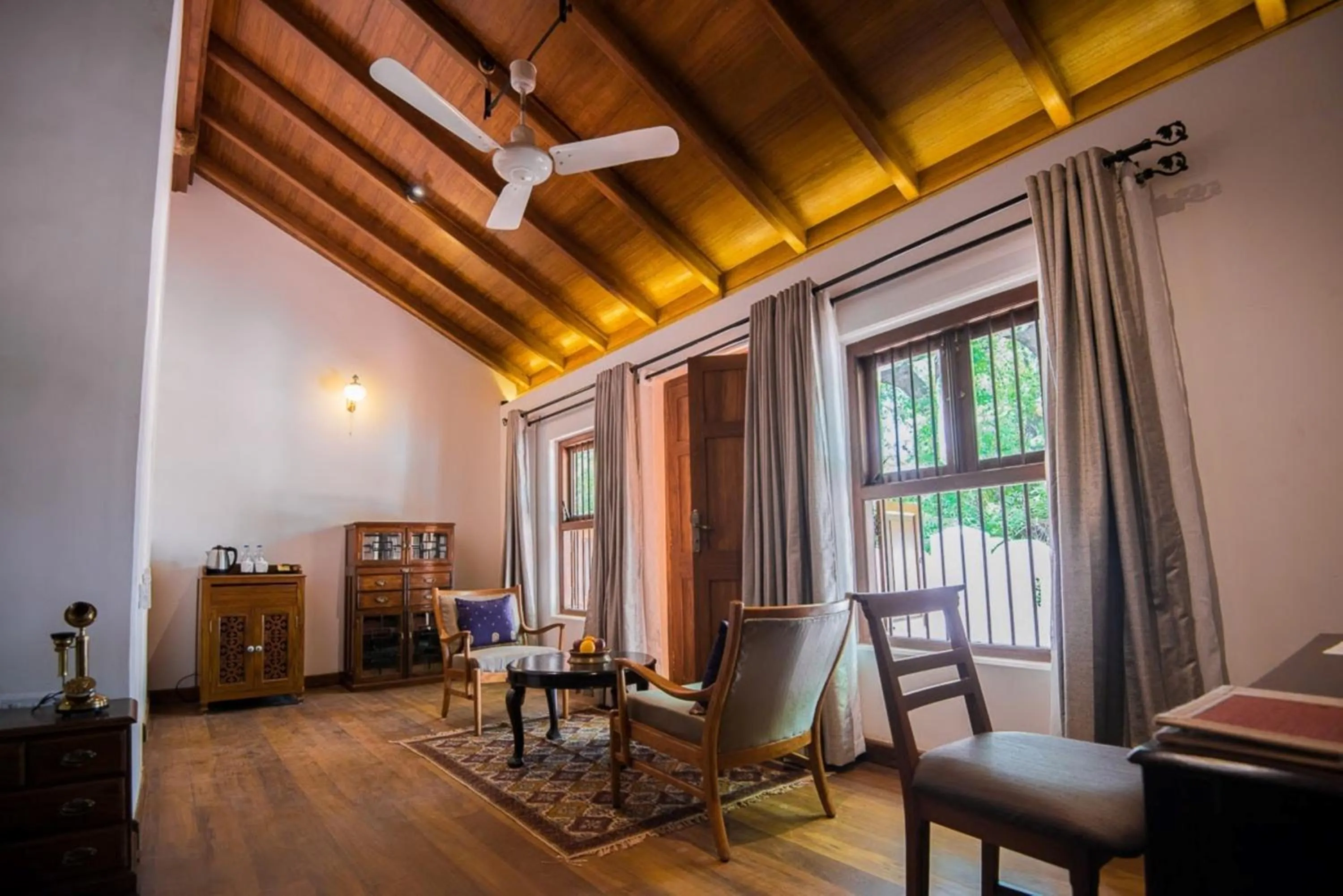 Seating area in Svatma - A Luxury Heritage Resort